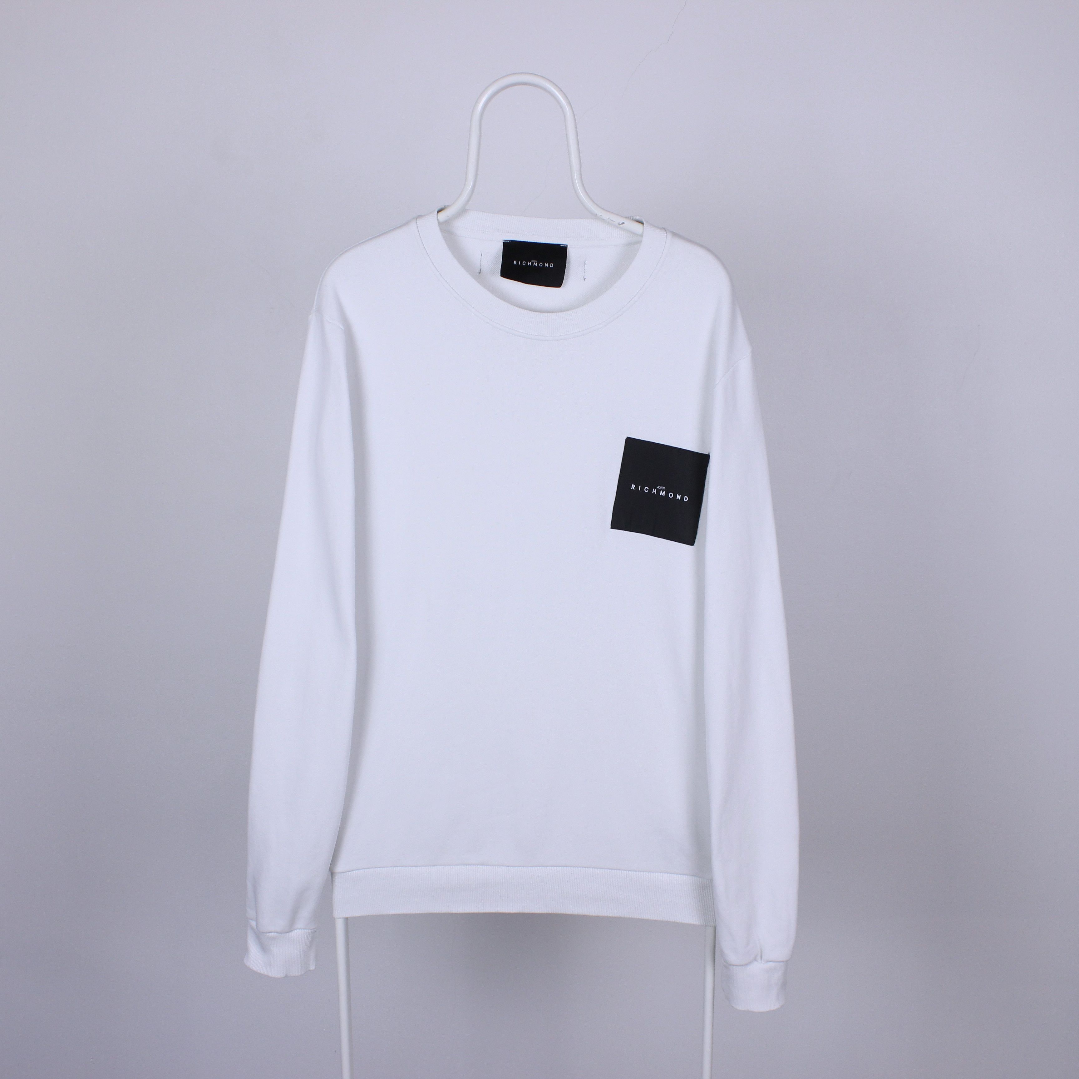 John Richmond John Richmond sweatshirt men cotton big logo L XL white Size US XL / EU 56 / 4 - 5 Thumbnail