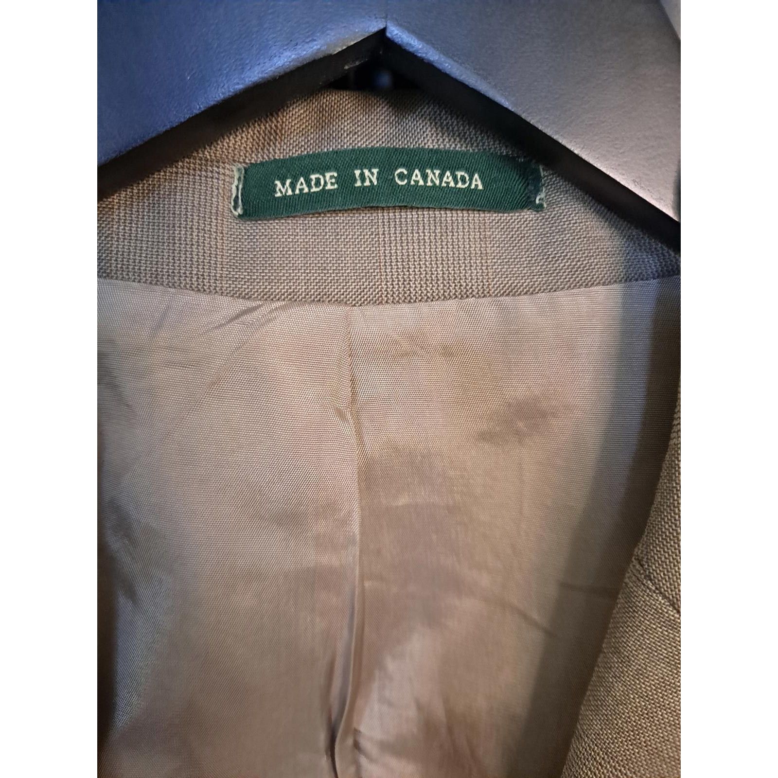 Lauren Ralph Lauren Lauren Ralph Lauren Tan 2 Button Blazer Wool/Cashmere Size 4 Size 40R - 2 Thumbnail