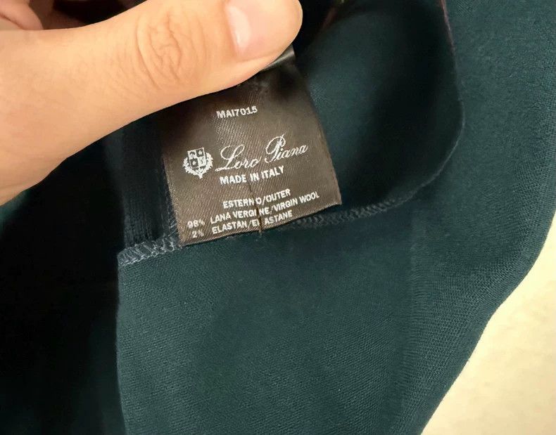 Loro Piana LORO PIANA sizeL Knitted casual trousers for men in spring Size US 30 / EU 46 - 7 Thumbnail