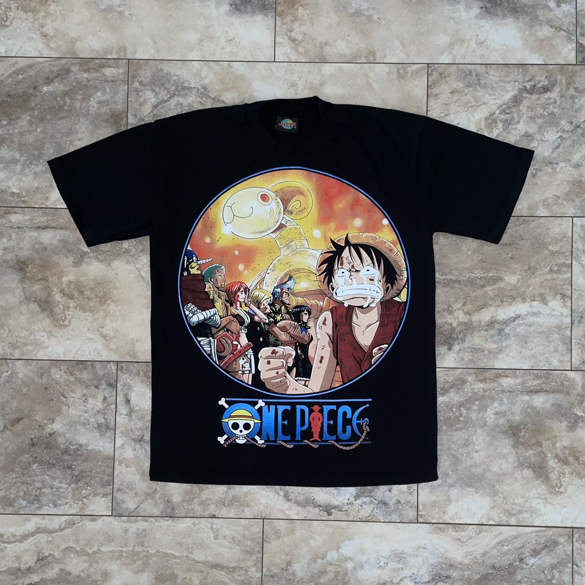JOY Studios One Piece Luffy Straw Hat Crew Tee Large