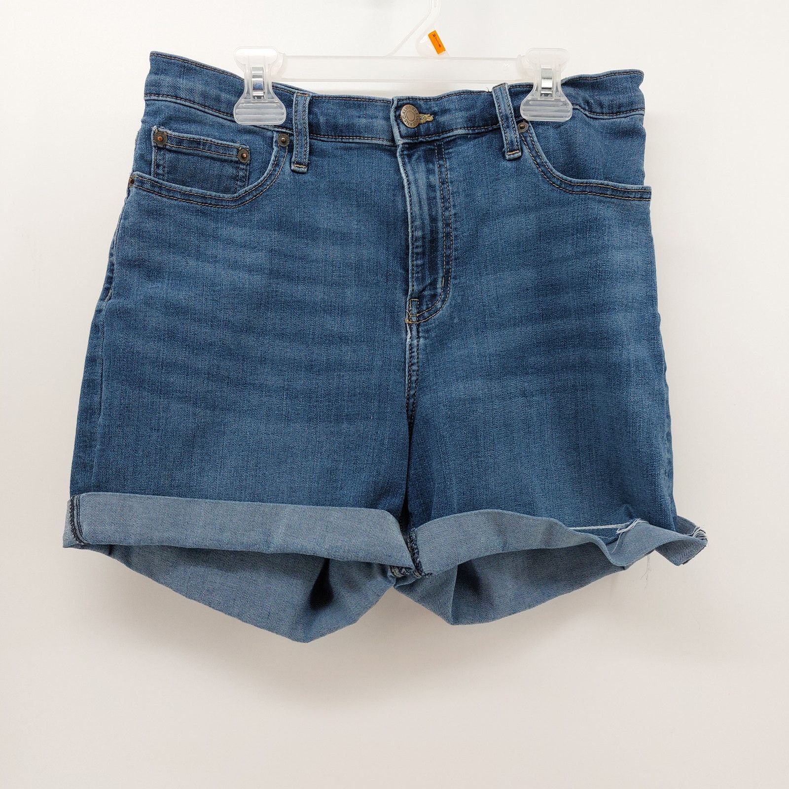 Calvin Klein Calvin Klein Jeans Blue Jean Cut off Roll Short Daisy Dukes Size 32" / US 10 / IT 46 - 1 Thumbnail