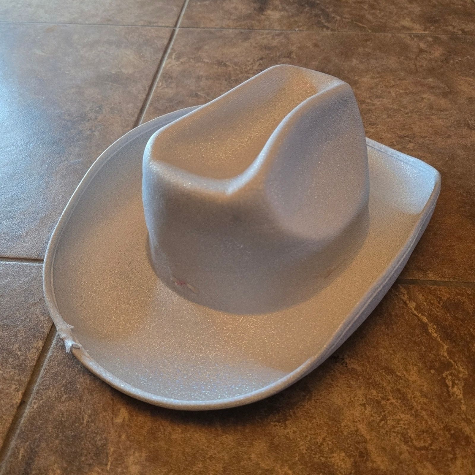 Other White Glitter | WARNER BROS | Barbie Cowgirl Hat Size ONE SIZE - 2 Thumbnail