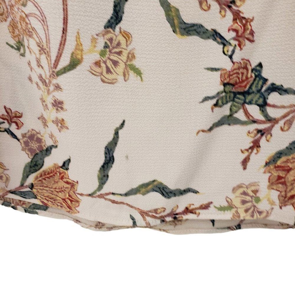 Designer CT199 Ladies C & E V-neck Open Shoulder Floral Blouse M Size M / US 6-8 / IT 42-44 - 5 Thumbnail