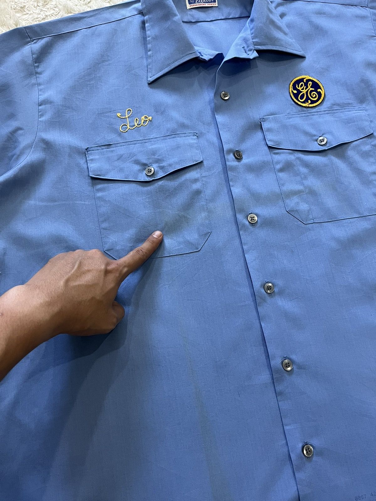 Vintage vintage 1960's duracloth by elbeco work shirt Size US XL / EU 56 / 4 - 9 Thumbnail