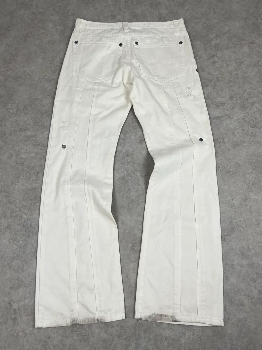 Dolce & Gabbana AW2003 Dolce & Gabbana White Distressed Pants Size US 32 / EU 48 - 7 Thumbnail