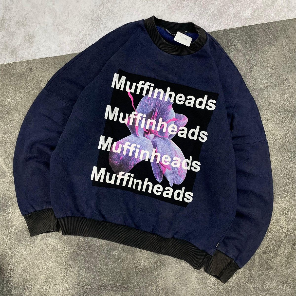 Diesel Diesel muffinheads Sweatshirt flower diewash Size US XL / EU 56 / 4 - 2 Thumbnail