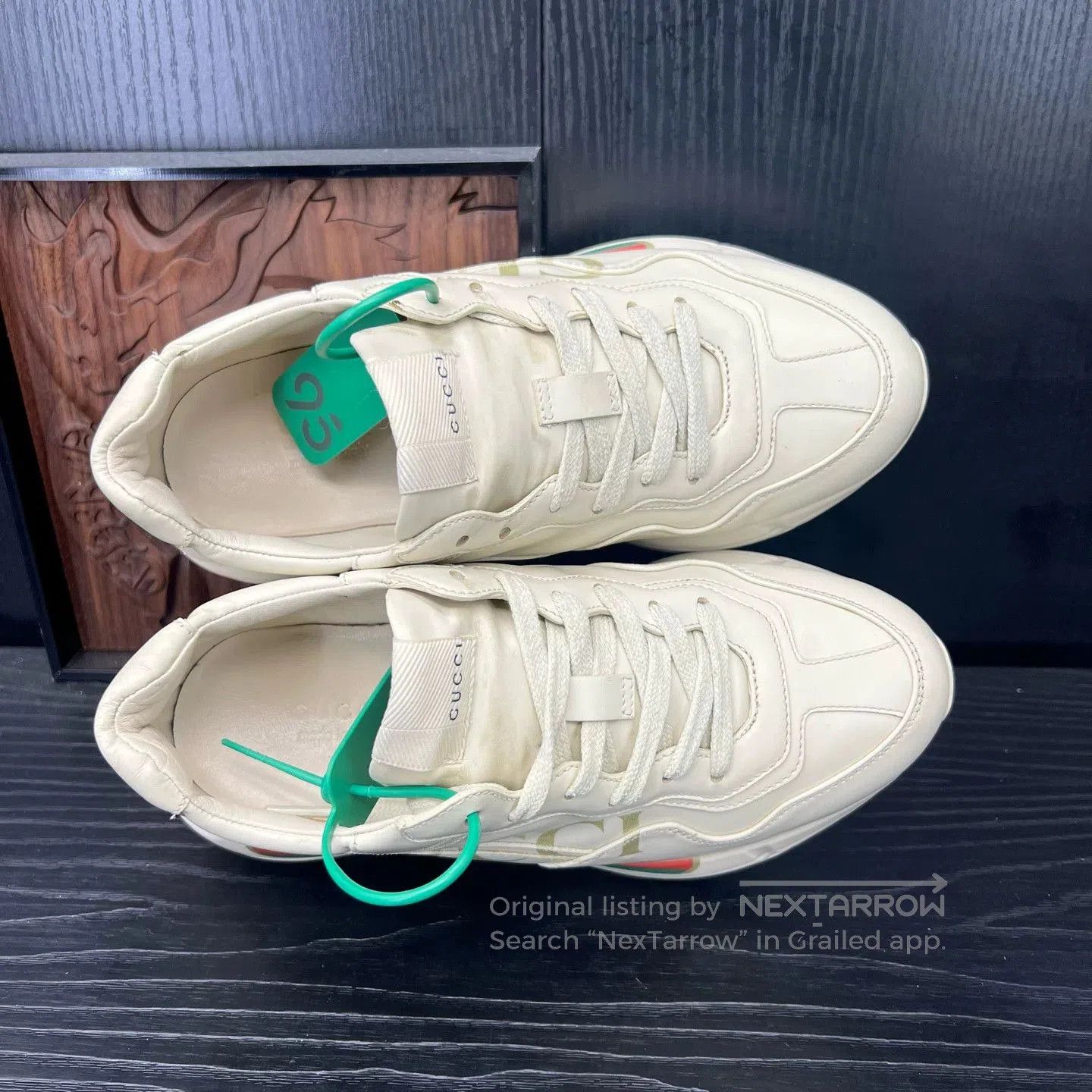 Gucci Gucci Rhyton White Sneakers. Size US 10 / EU 43 - 5 Thumbnail
