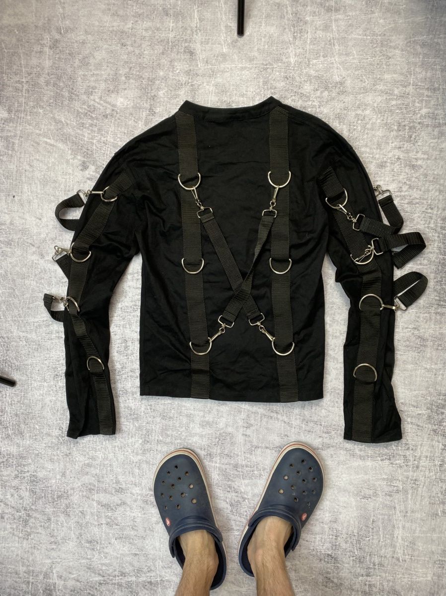 Japanese Brand Vintage Aderlass Metal Bondage Jacket Denim Gothic Size US M / EU 48-50 / 2 - 5 Thumbnail