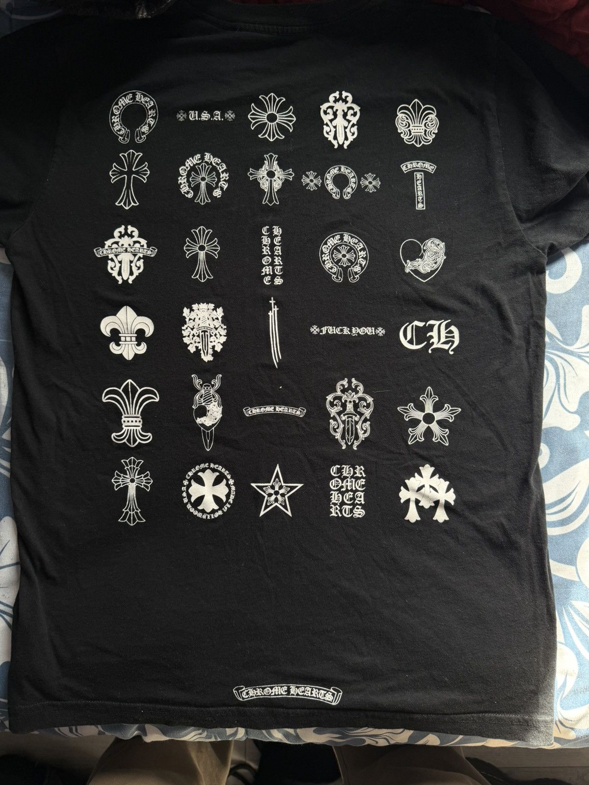 Chrome Hearts Chrome Hearts Multi-Logo Pocket Tee Size US M / EU 48-50 / 2 - 3 Thumbnail