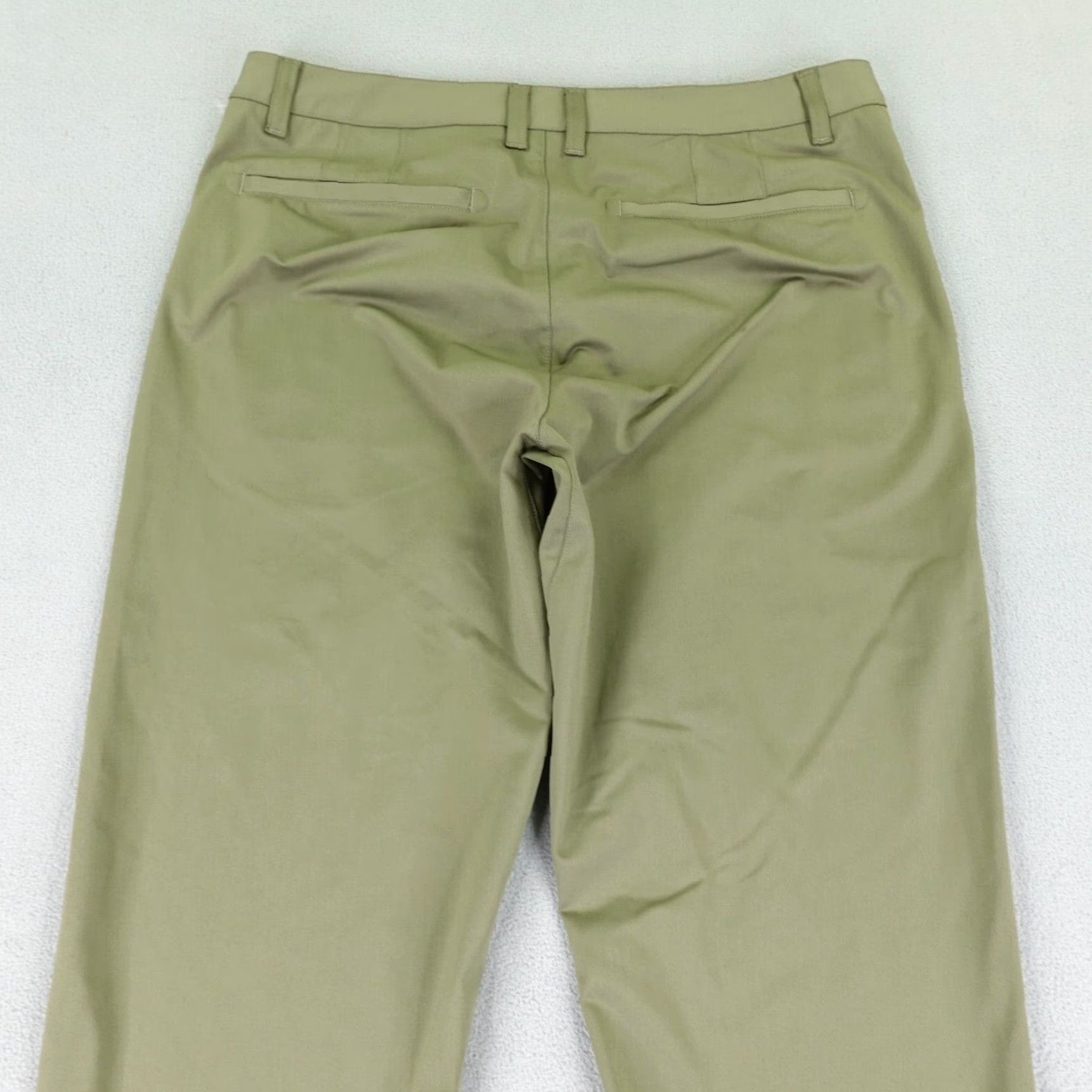 Rhone Rhone Pants Mens 33 Green Slim Straight Chino 33 In Inseam Regular Waist 34 Business Casual Travel Workwear Size US 34 / EU 50 - 5 Thumbnail