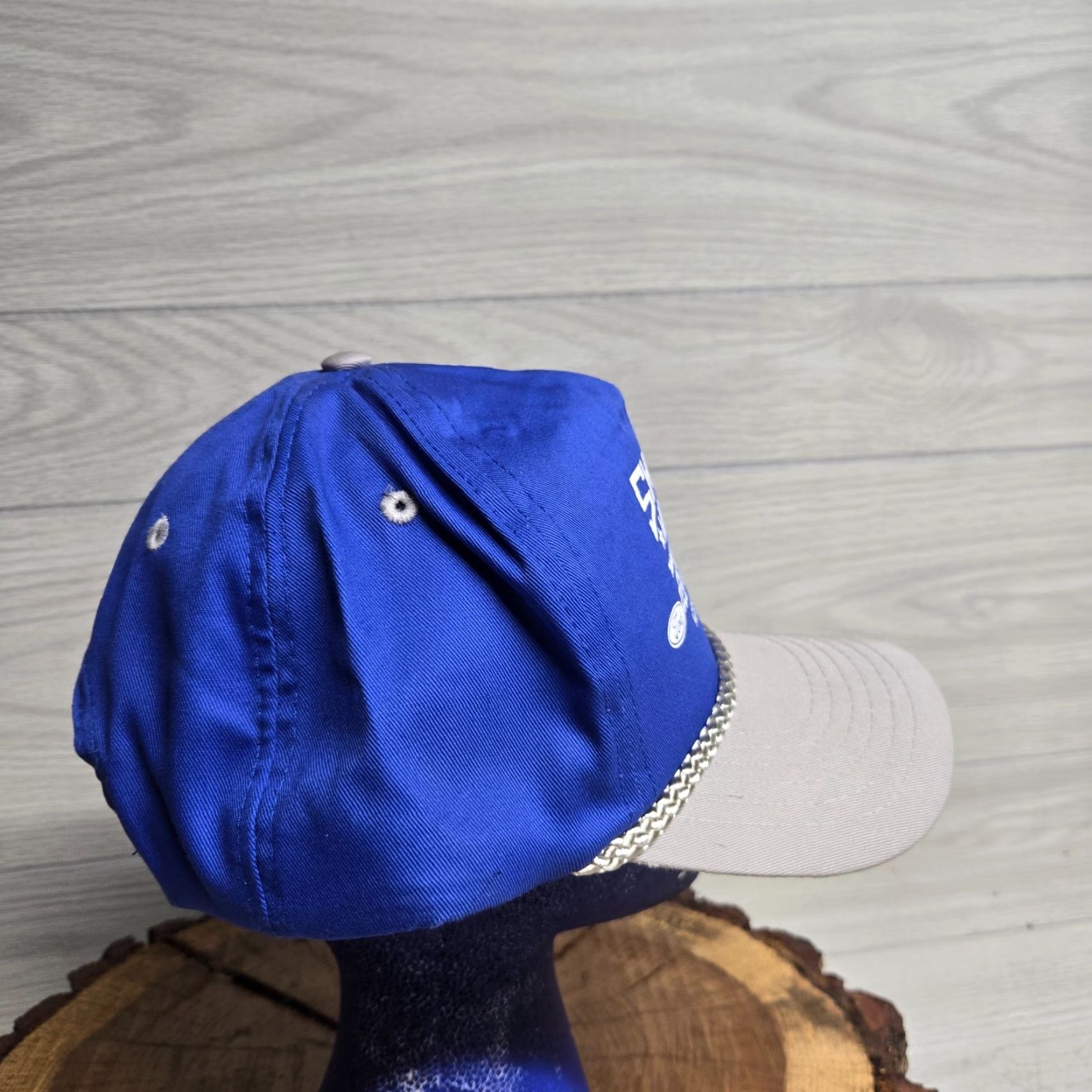 Vintage VINTAGE Cobra Blue Adjustable Baseball Cap Hat Christiansburg VA Mens One Size Size ONE SIZE - 2 Thumbnail
