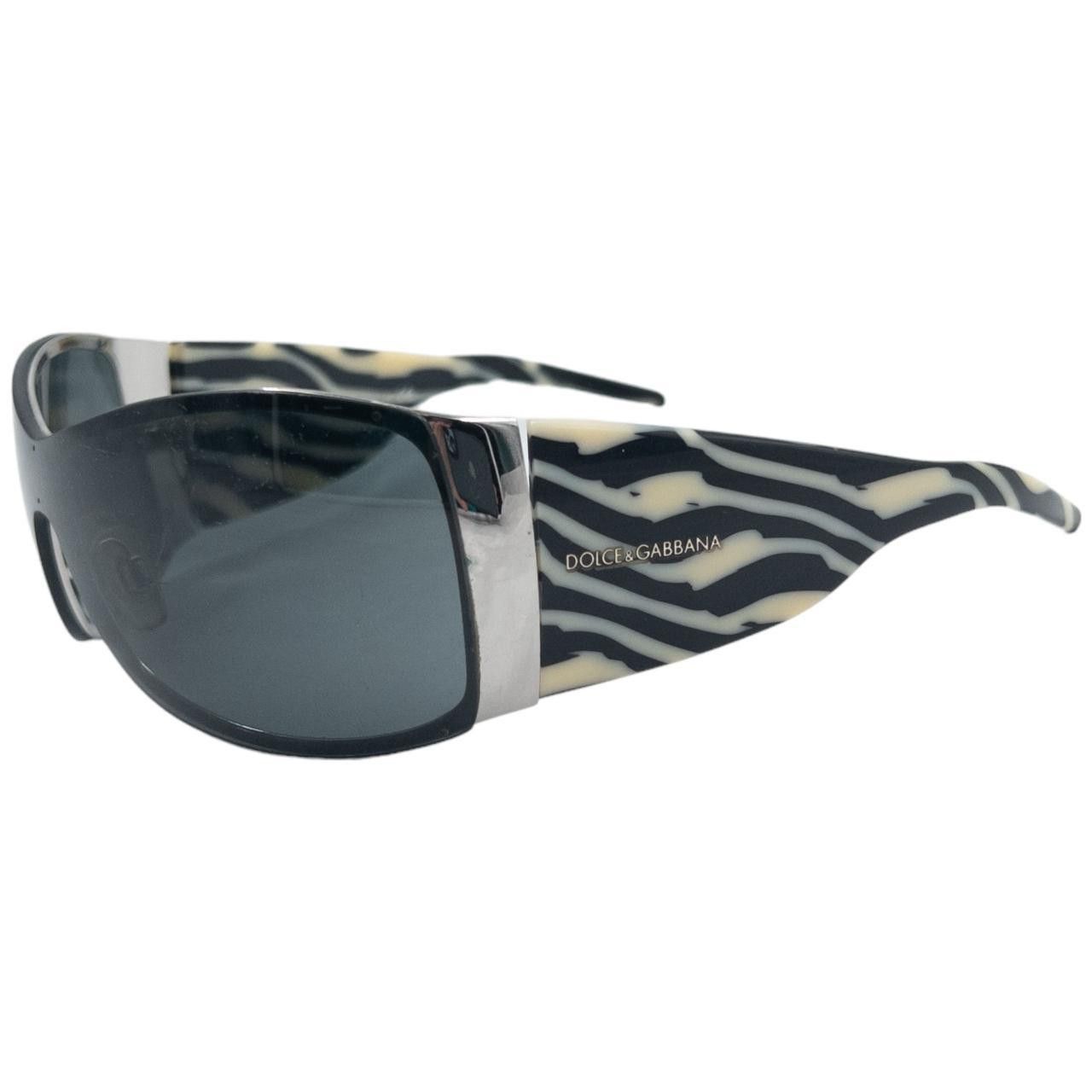 Dolce & Gabbana Vintage Dolce & Gabbana Zebra Stripe Sunglasses Size ONE SIZE - 1 Thumbnail