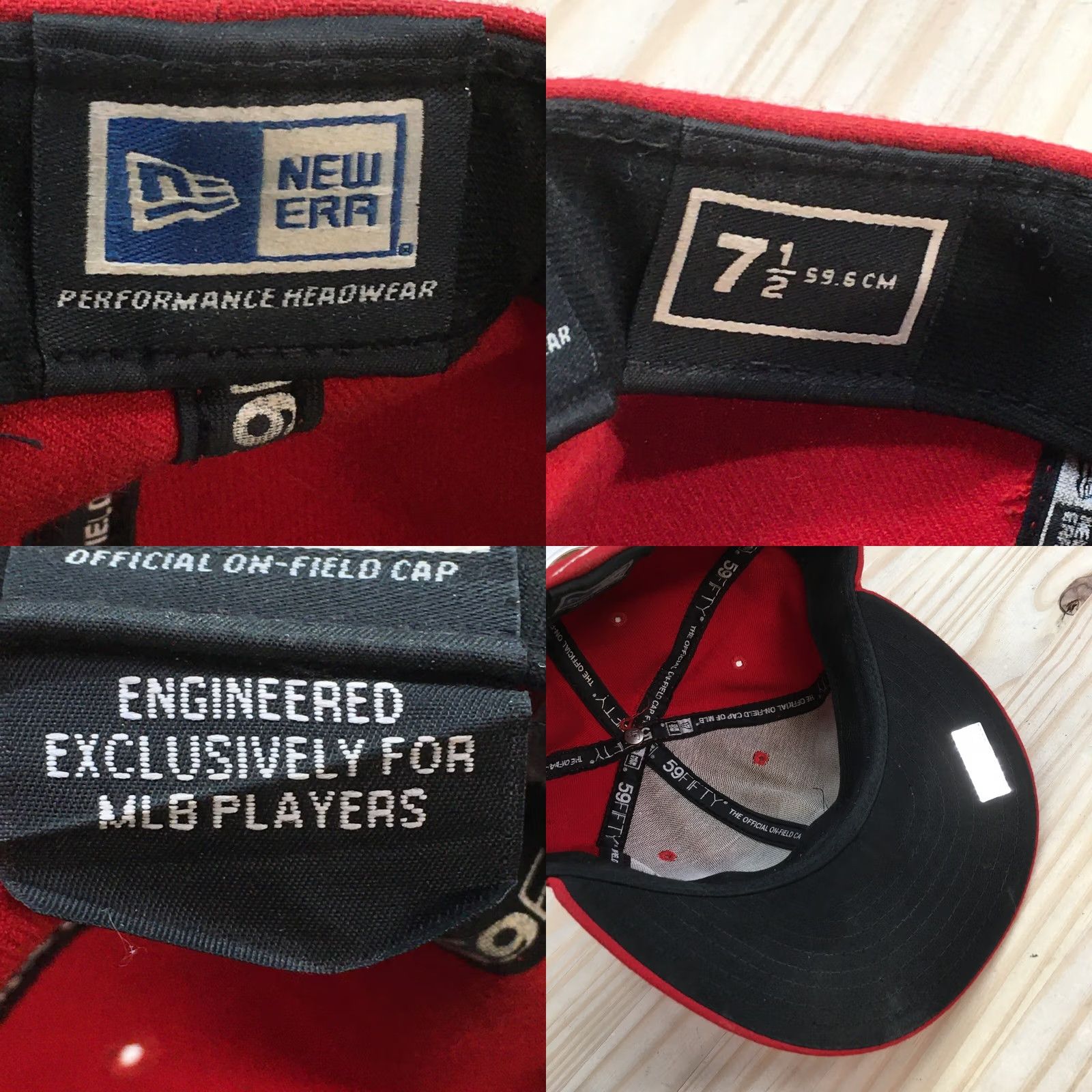 New Era New Era Texas Rangers Fitted Baseball Cap Hat Mens 7.5CM Red Adjustable MBL Size ONE SIZE - 9 Thumbnail