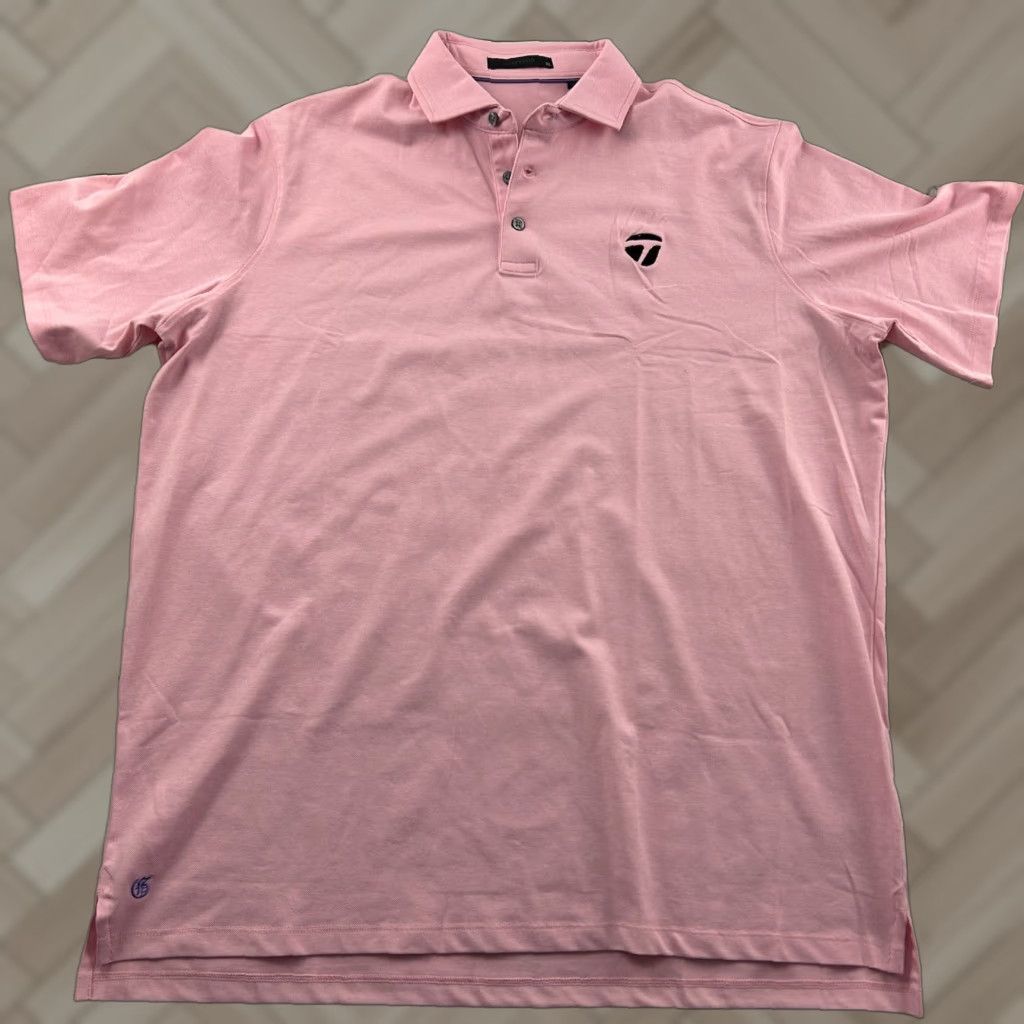 Vintage Greyson Taylormade Tour Short Sleeve Golf Polo Shirt Men's XL Pink Size US XL / EU 56 / 4 - 1 Thumbnail