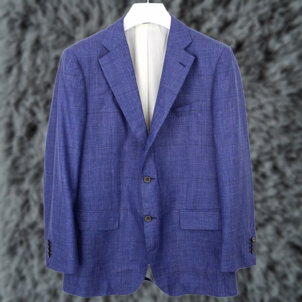Suitsupply Suitsupply Lazio Blazer Men's UK 44 Single Breasted Slim One Button Jacket Blue Size 44R - 1 Thumbnail