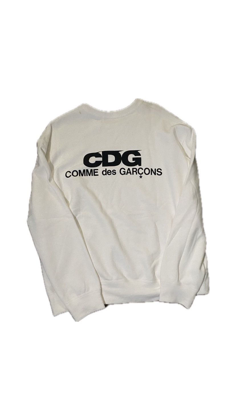 Comme des Garcons Comme Des Garçons White Sweatshirt Size US S / EU 44-46 / 1 - 3 Thumbnail