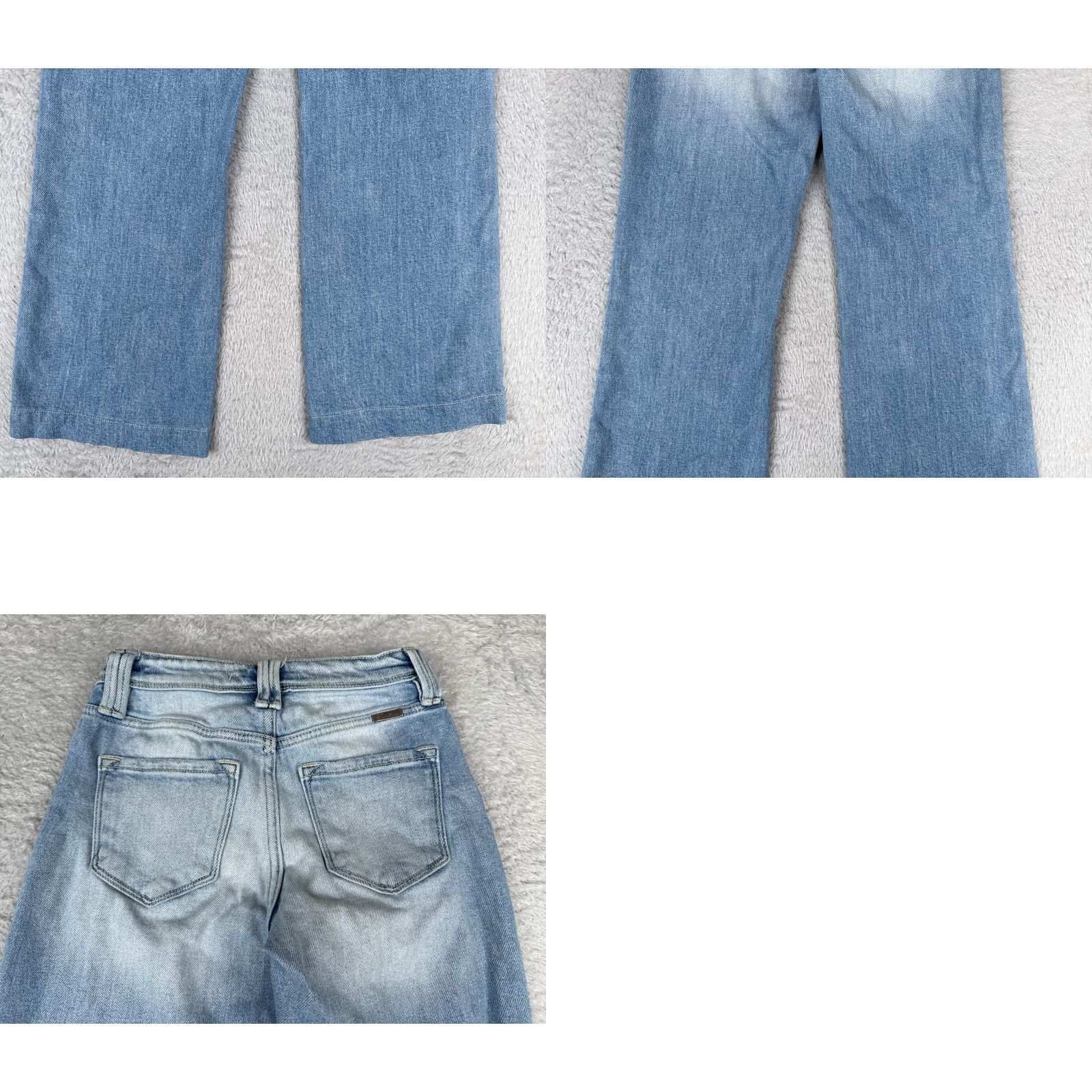 Madewell Dazy Jeans Women Jeans Wide-Leg 0 Blue Denim Mid Rise 24x27 Cotton Blend Medium Wash Madewell 5-Pocket Design Retro American Western Mens? Size 25" / US 0 / IT 36 - 10 Thumbnail
