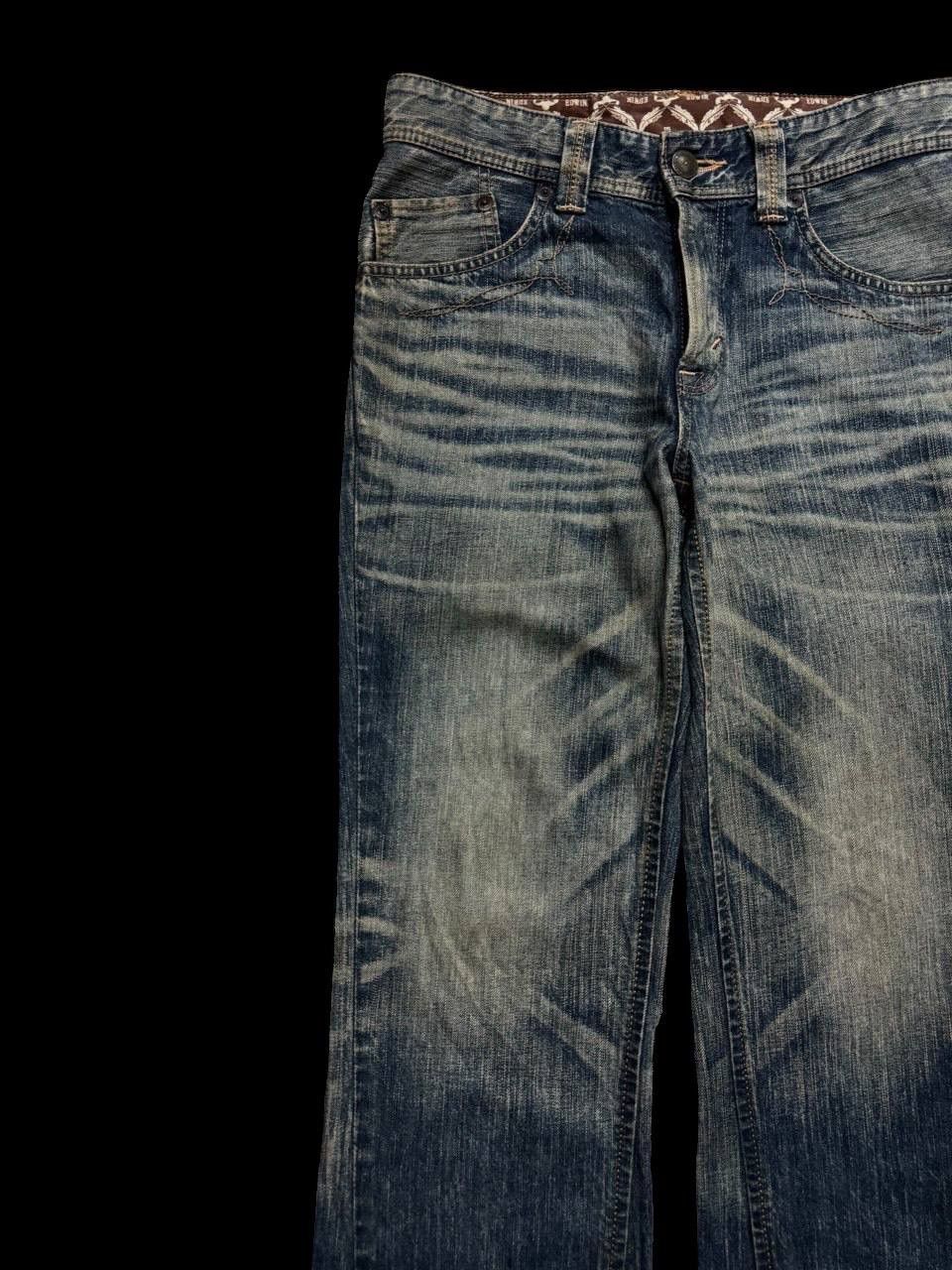 Edwin FLARE 90s Edwin Sick Rusty Whisker Mudwash Distressed Jeans Size US 30 / EU 46 - 4 Thumbnail