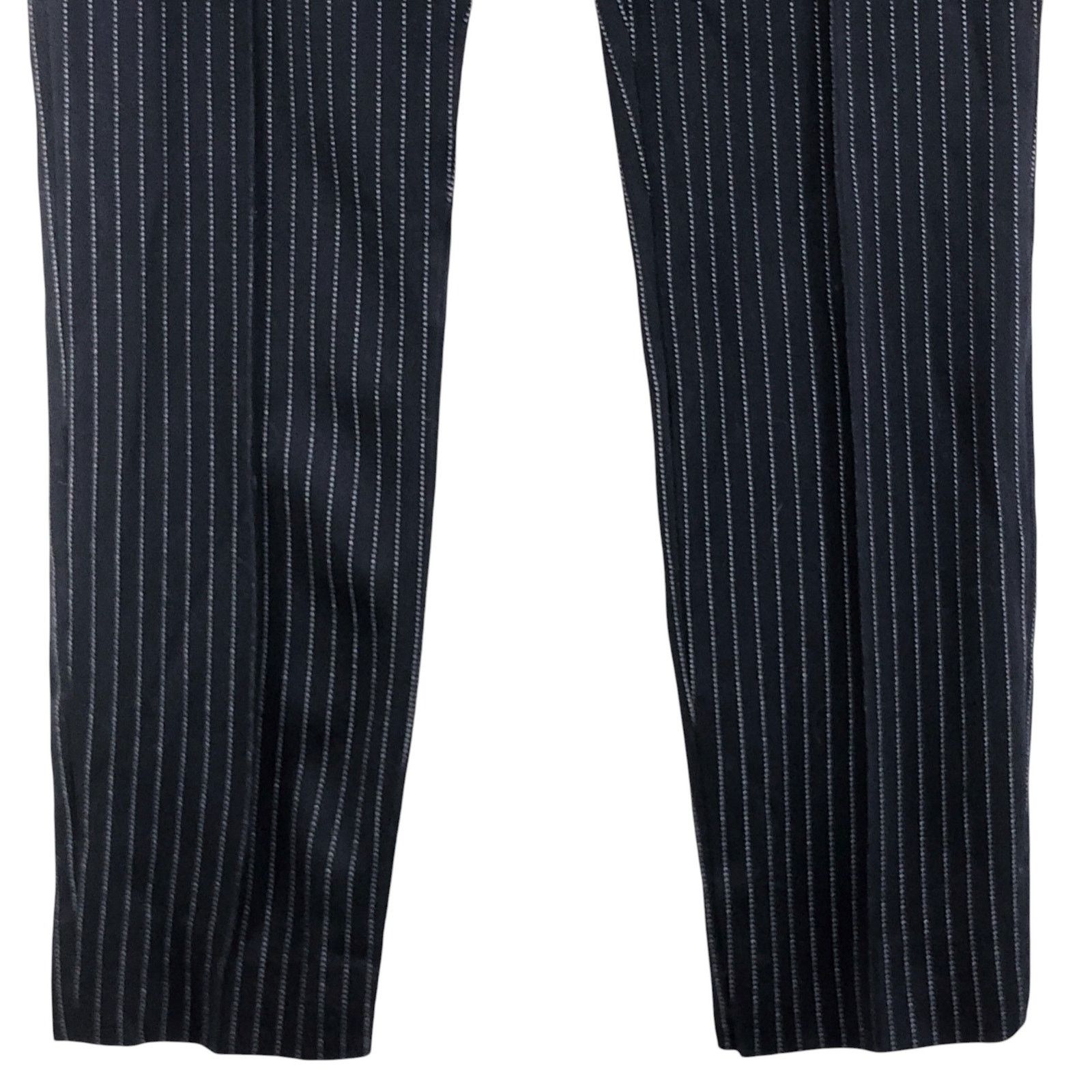 Max Mara Max Mara Size 42 US 12 Pants Pinstripe Stretch Viscose Zip Size 34" / US 12 / IT 48 - 4 Thumbnail