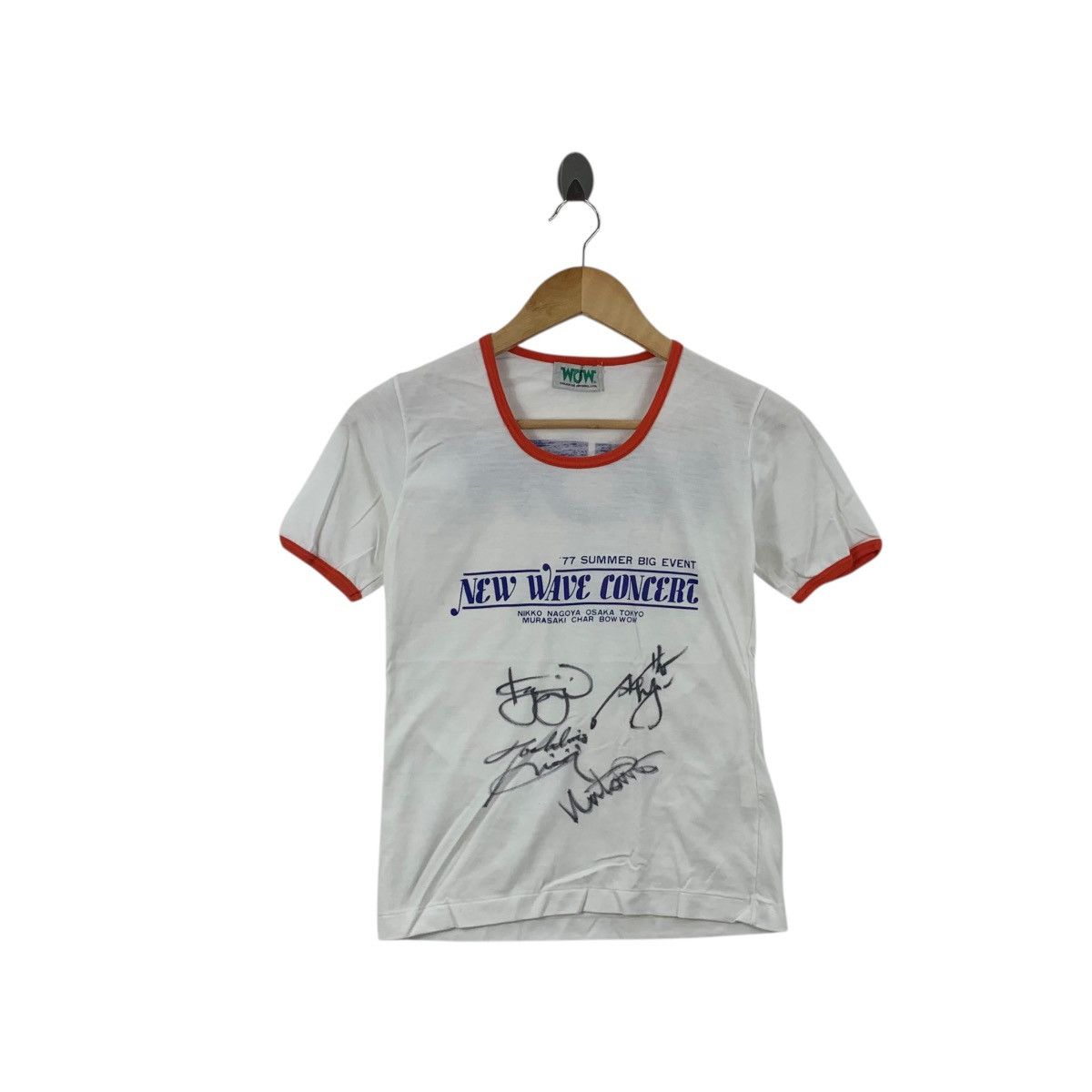 Band Tees Vintage 1977 BOW WOW WOW Band Malcolm Mclaren Tee Shirt Top Size L / US 10 / IT 46 - 1 Thumbnail