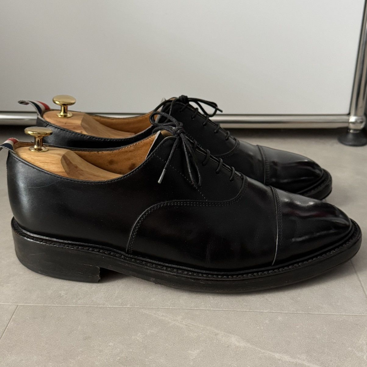 Thom Browne Thom Browne Cap-toe Oxford Black UK8.5 Size US 9.5 / EU 42-43 - 4 Thumbnail