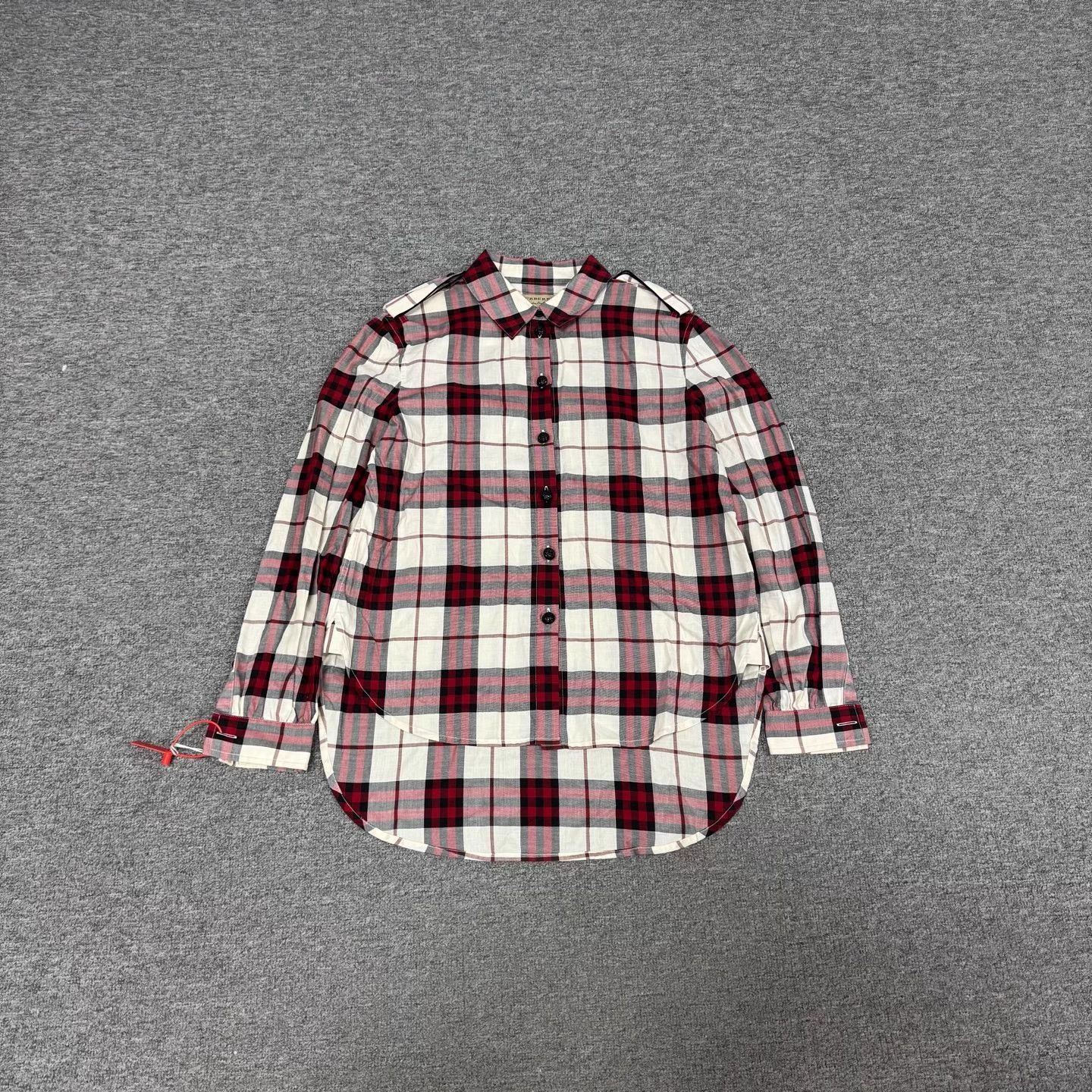 Burberry Burberry Check Long-Sleeve Shirt UK6 99 New Size XS / US 0-2 / IT 36-38 - 1 Thumbnail