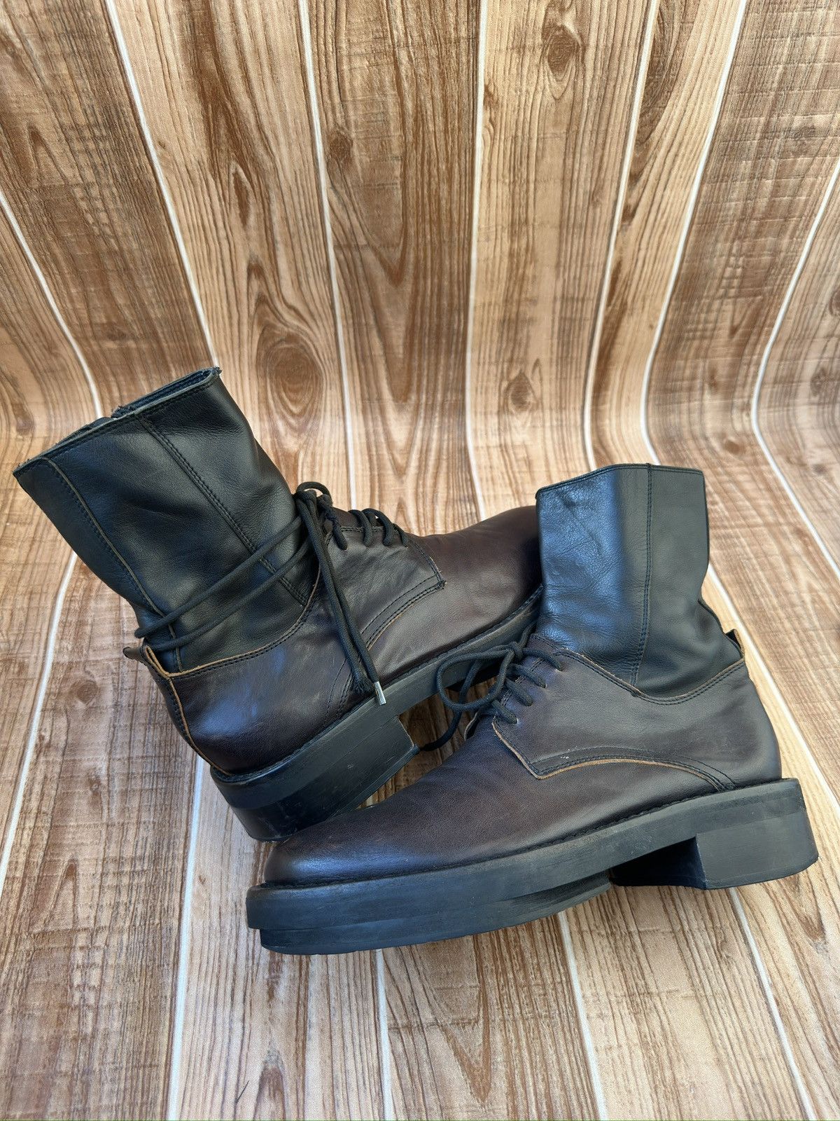 Ann Demeulemeester Ann Demeulemeester Hybrid Derby Boots Size US 8 / EU 41 - 10 Thumbnail