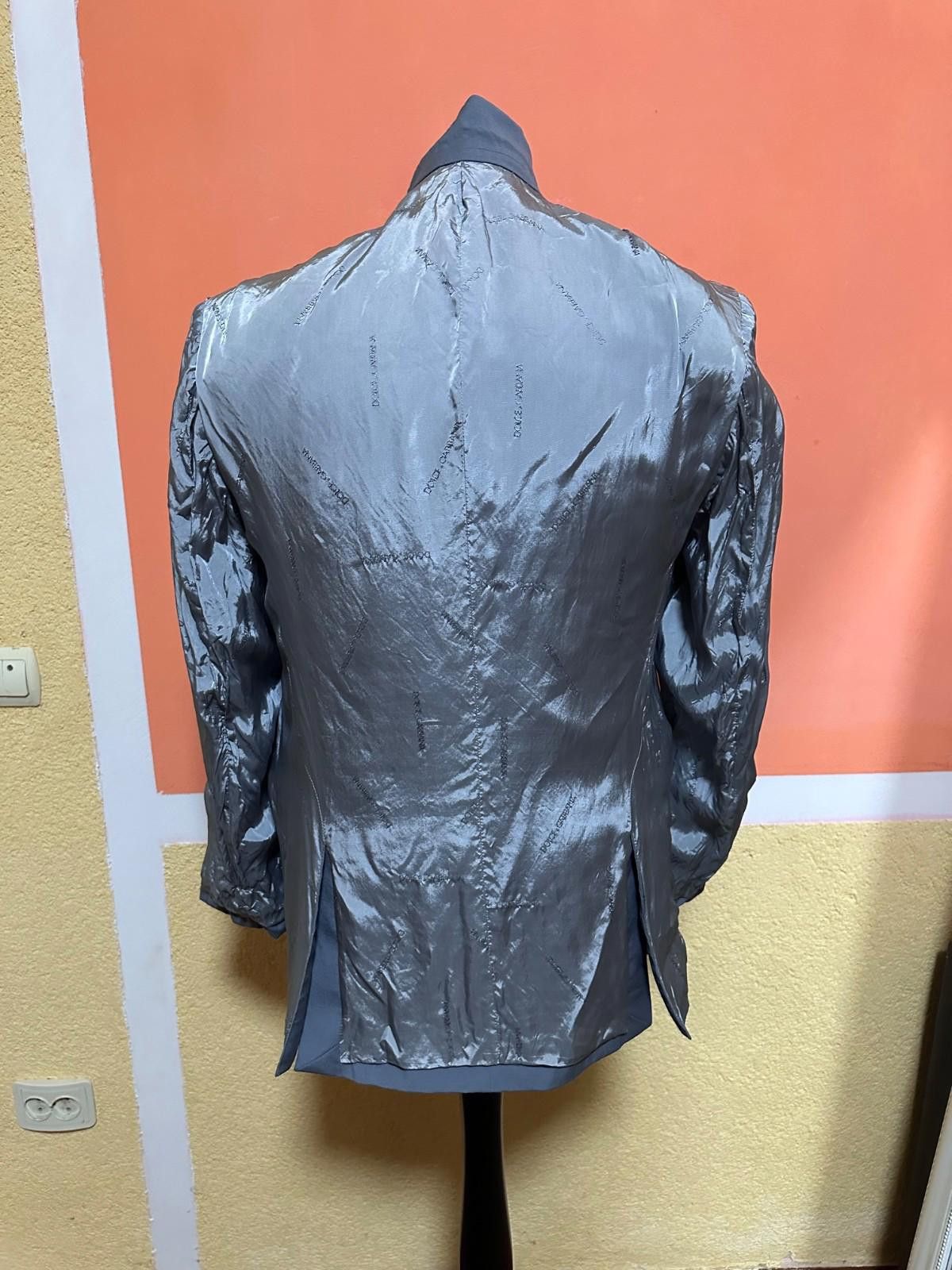Dolce & Gabbana Dolce & Gabbana Charcoal Black Gray Suit Jacket Blazer Italy Size 48R - 8 Thumbnail