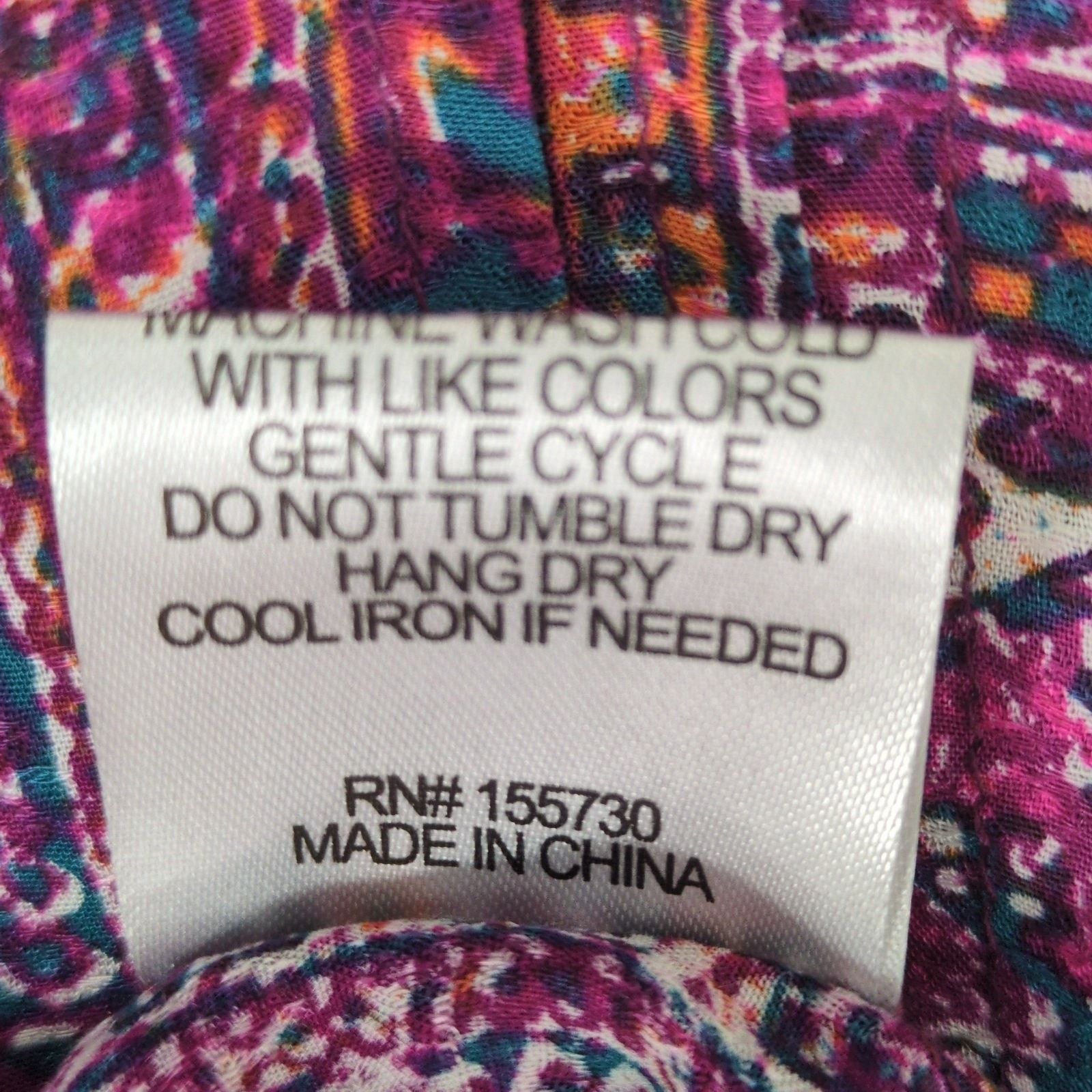 Other Jane & Delancey Women's M Oversized Boho Print Button Blouse Size M / US 6-8 / IT 42-44 - 6 Thumbnail