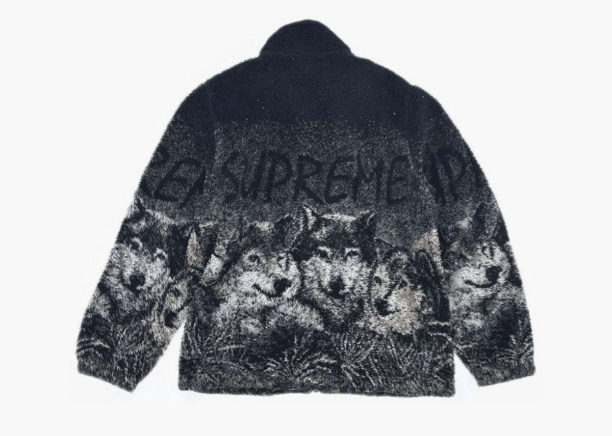 Supreme Supreme wolf fleece jacket Size US L / EU 52-54 / 3 - 2 Thumbnail