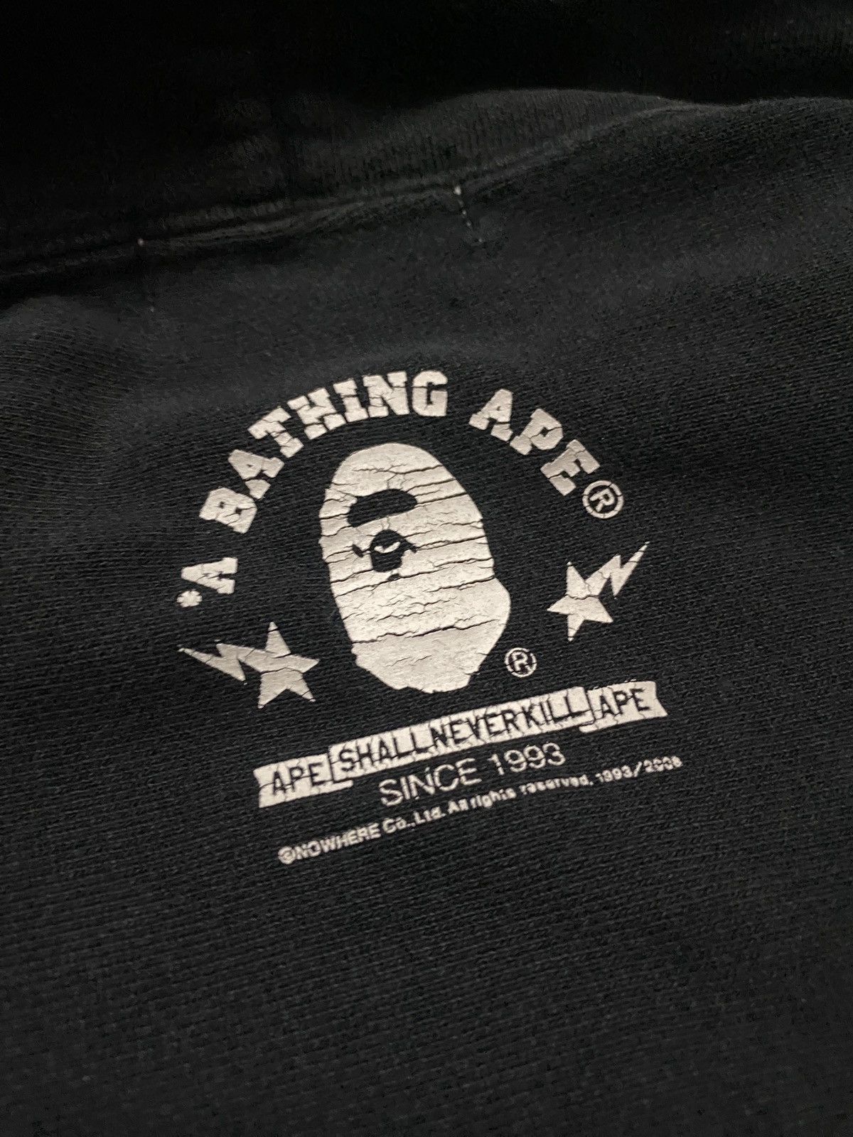 Bape DISTRESSED - BABY MILO FISHING BAPE HOODIE RARE OG NIGO Size US L / EU 52-54 / 3 - 6 Thumbnail