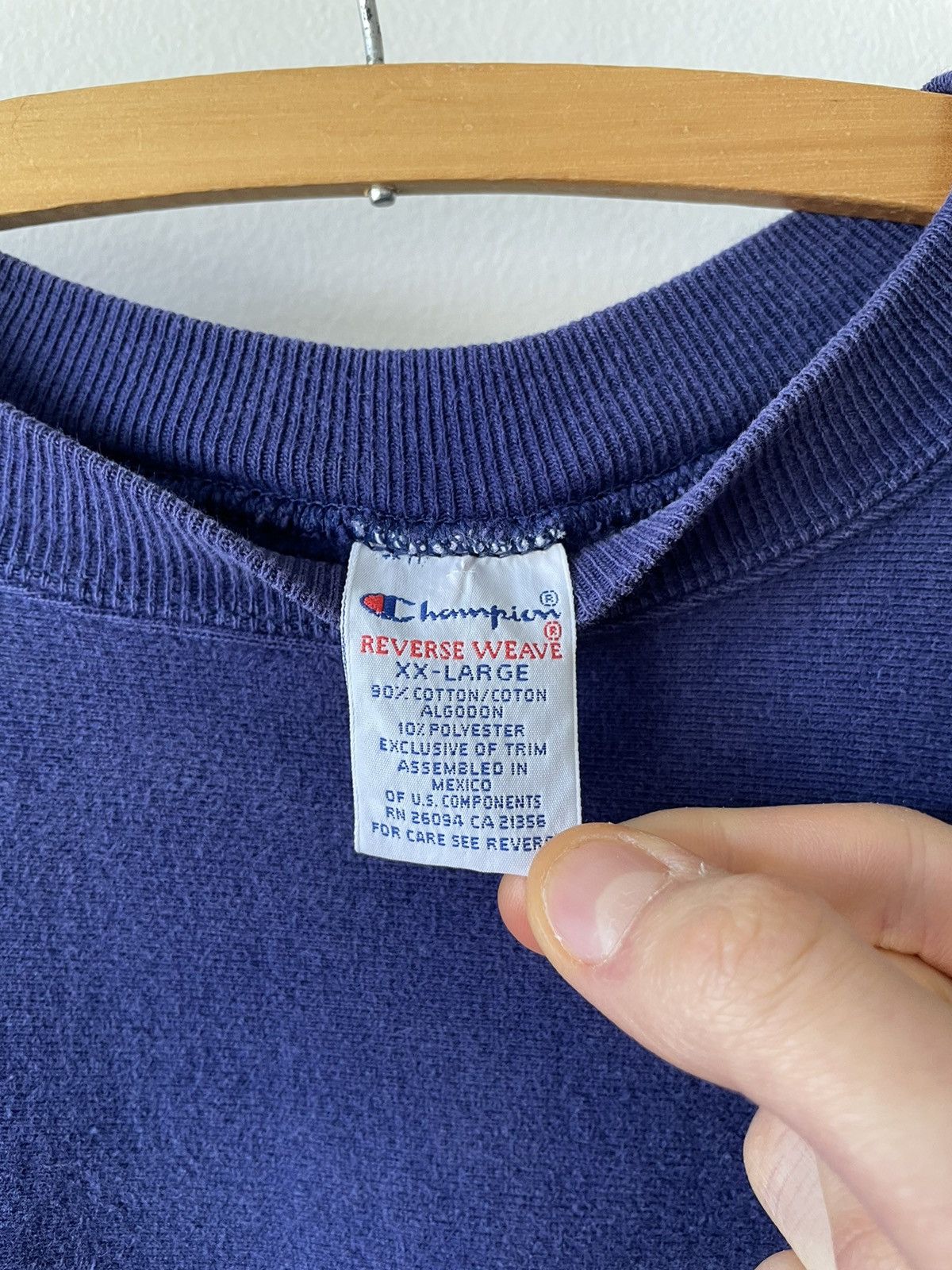Champion Vintage 90s Champion Reverse Weave News Crew Size US XXL / EU 58 / 5 - 4 Thumbnail