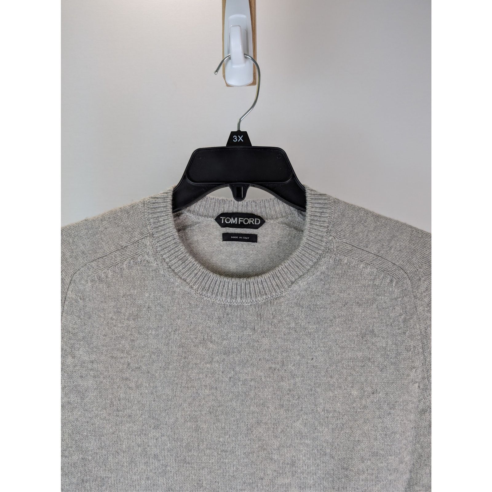 Tom Ford o1rshd1 CC20 cashmere crew-neck sweater in Grey Size US M / EU 48-50 / 2 - 7 Thumbnail