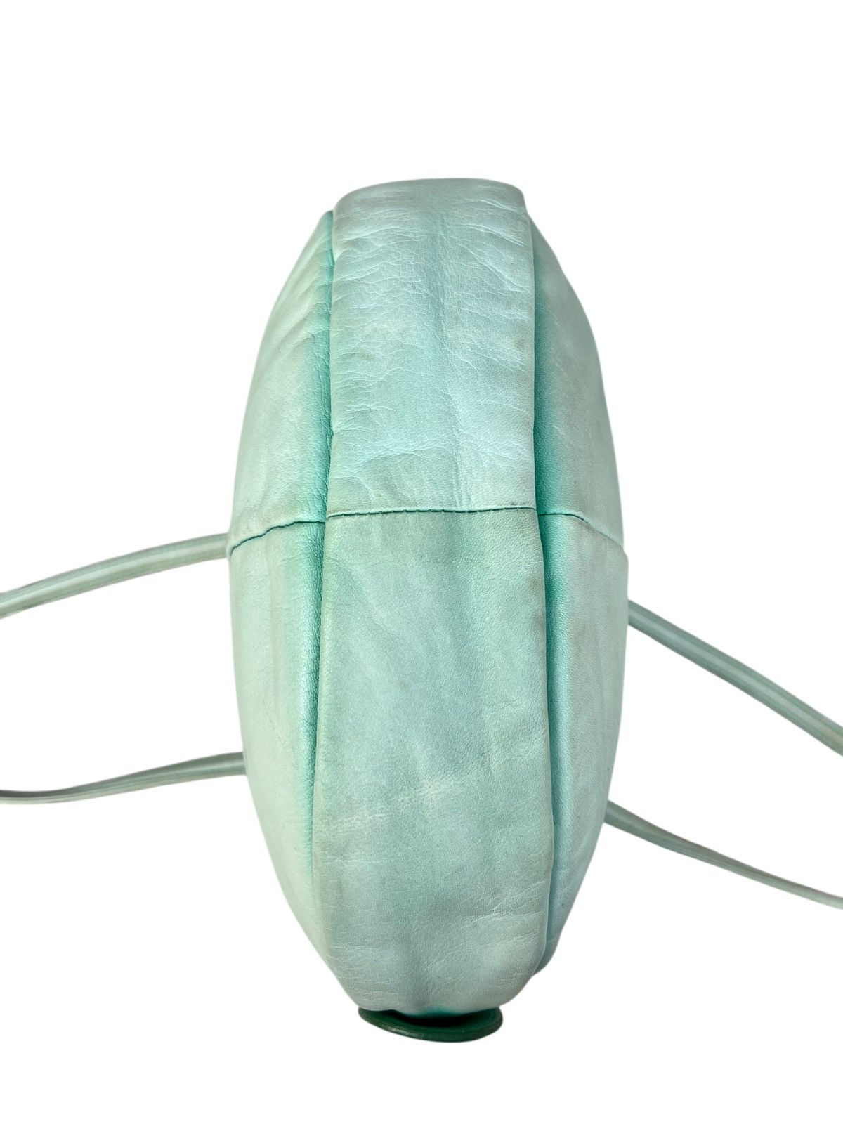 Yohji Yamamoto Kawa-Kawa Japan Patina Leather Round Shoulder Bag Size ONE SIZE - 15 Thumbnail