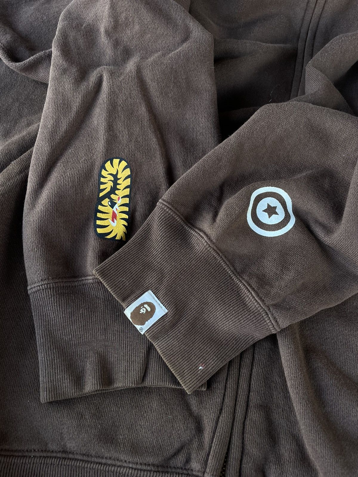 Bape Bape Brown Camo Tiger Fullzip Hoodie Size US L / EU 52-54 / 3 - 7 Thumbnail