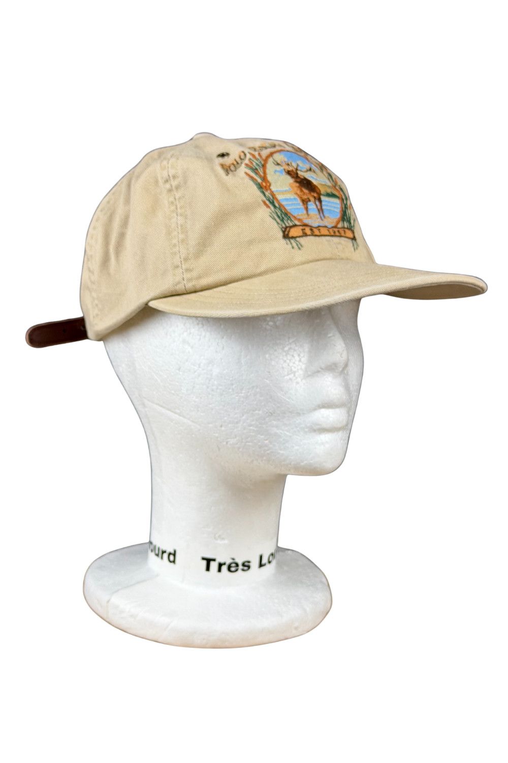 Polo Ralph Lauren Polo RL “Elk / Sportsman” Embroidered Cap – 90s Taiwan Made Size ONE SIZE - 7 Thumbnail
