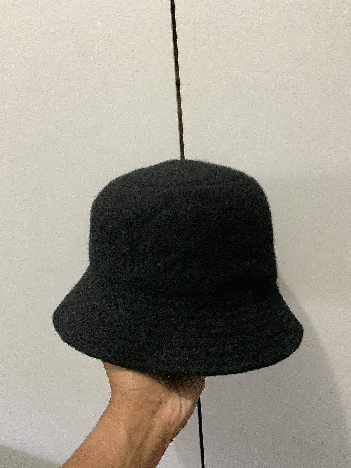 Japanese Brand Milsa Second Fur Black Bucket Hat Cap Size ONE SIZE - 2 Thumbnail