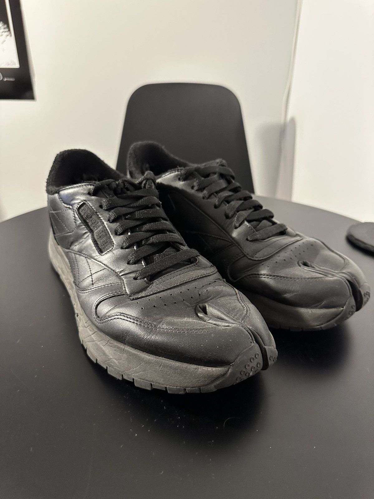 Maison Margiela Reebok Tabi Black | Grailed