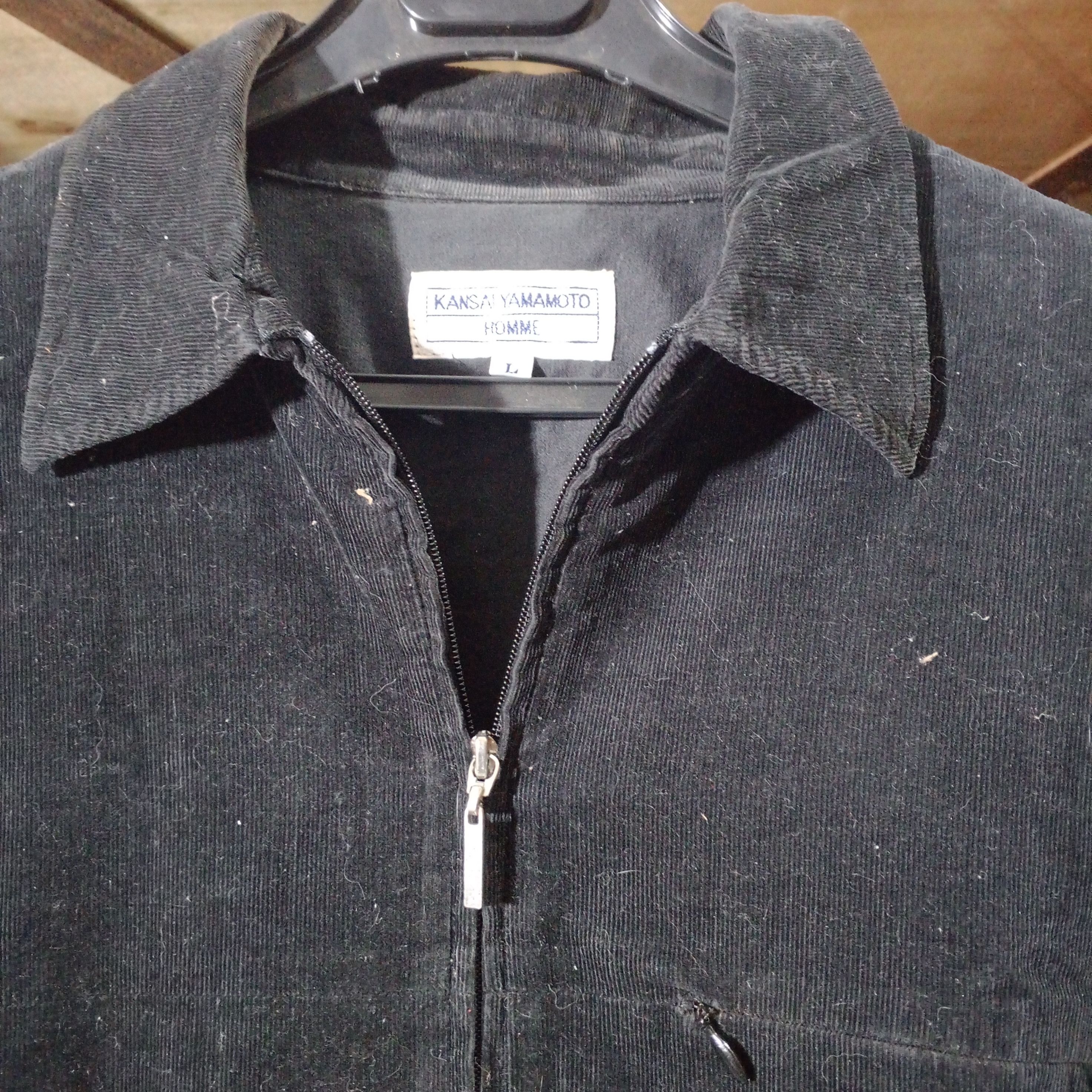 Kansai Yamamoto Kansai Yamamoto Black Corduroy Jacket Size US L / EU 52-54 / 3 - 2 Thumbnail