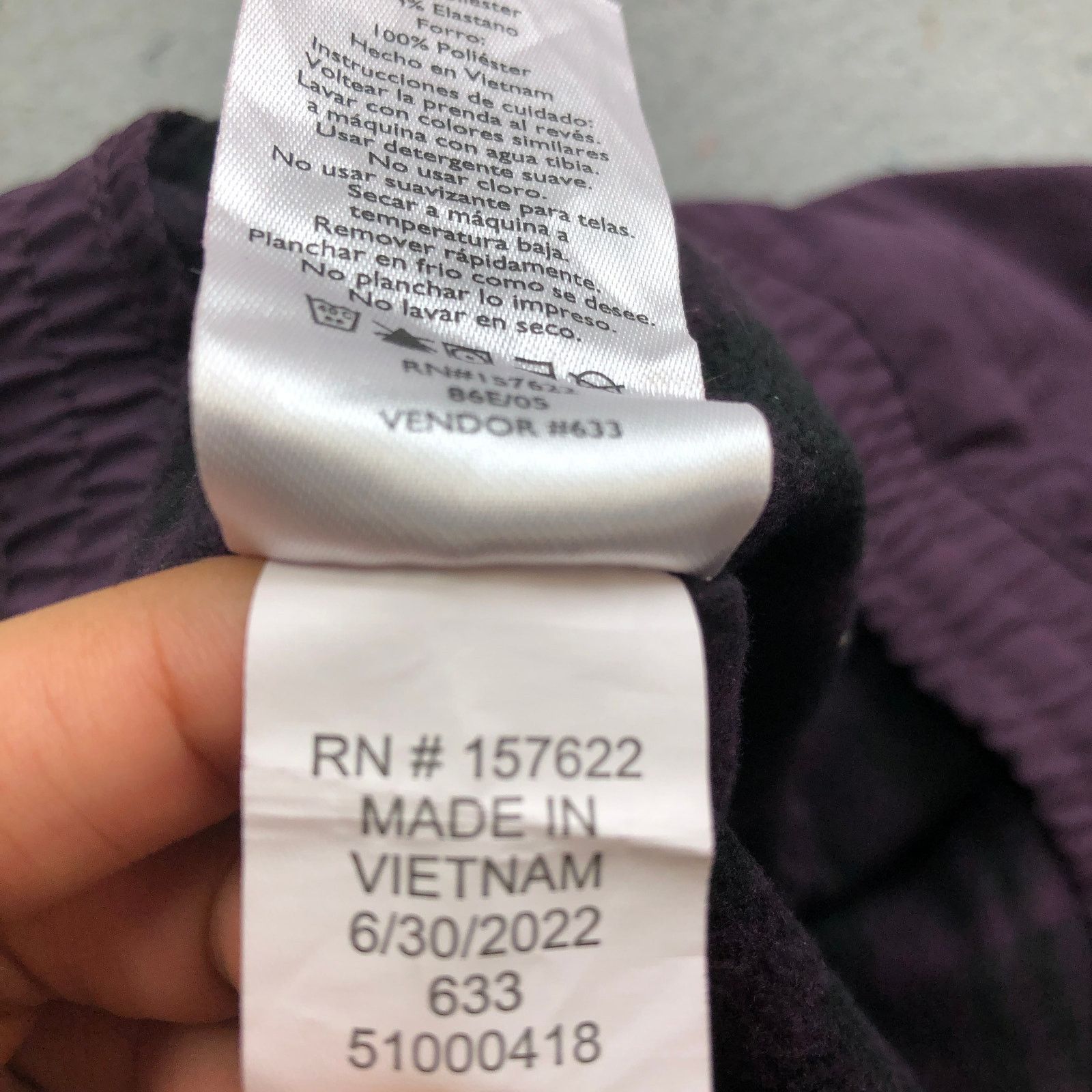 Eddie Bauer Eddie Bauer Fleece Lined Pants Sweatpants Womens 16 Purple Size 38" / US 16 / IT 52 - 8 Thumbnail