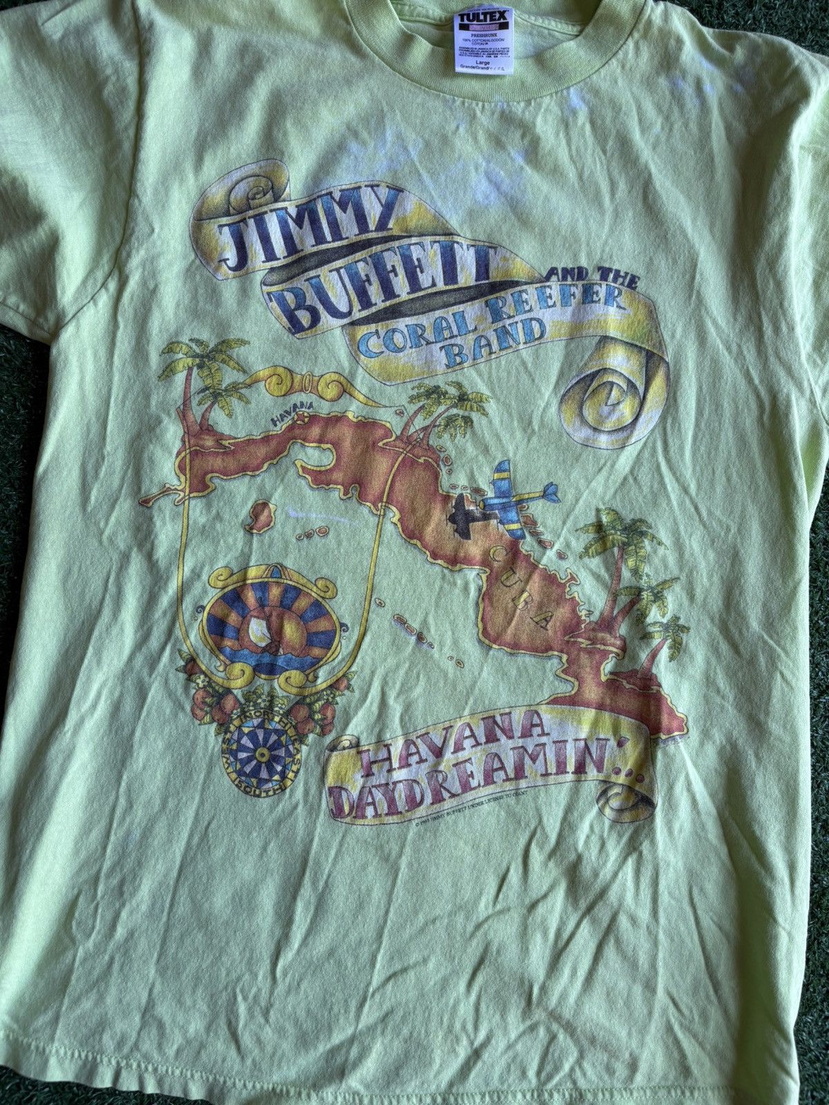 Band Tees × Vintage Vintage 1997 Jimmy Buffett Havana Dreamin Band tour T-shirt Size US L / EU 52-54 / 3 - 2 Thumbnail