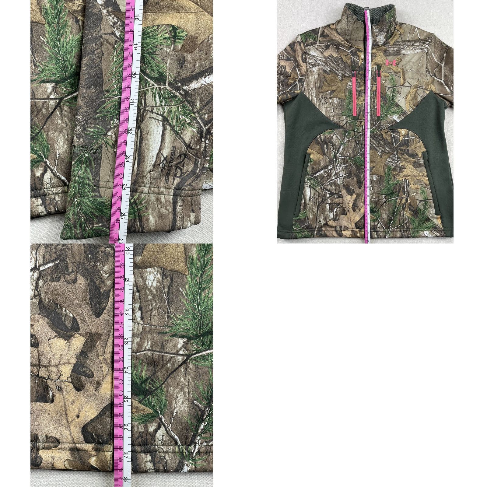Under Armour Under Armour Jacket Women RealTree Scent Control UA Storm Full Zip Breathable Multicolor Pink Size M Womens Size M / US 6-8 / IT 42-44 - 8 Thumbnail