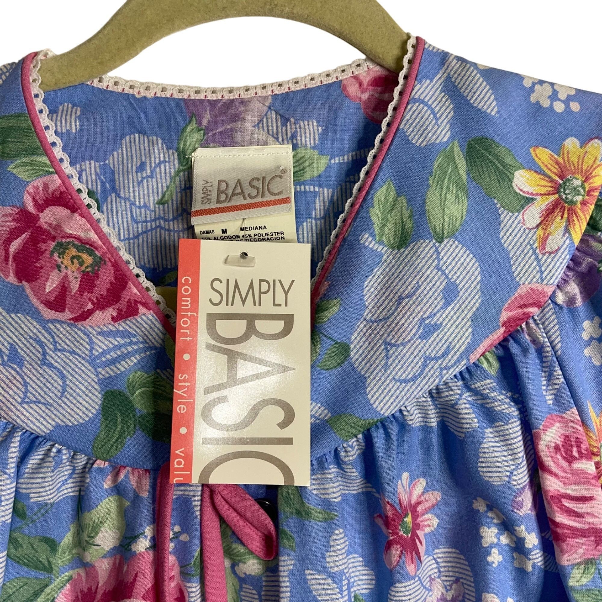 Other Simply Basic Womens Coat Robe Size Medium Blue Size ONE SIZE - 9 Thumbnail