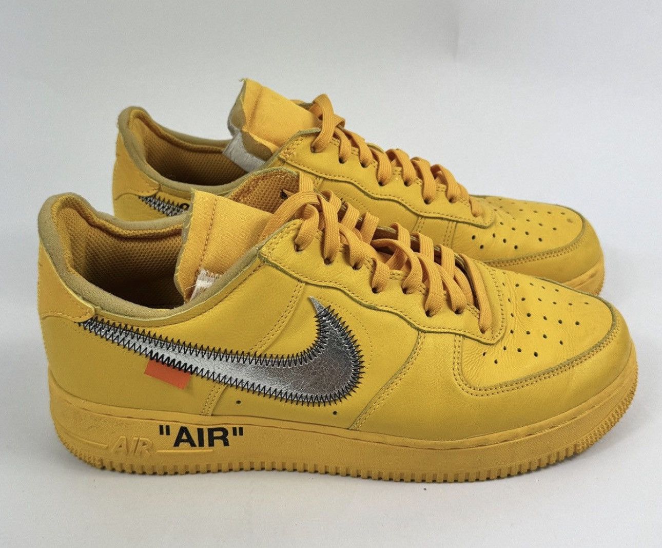 Nike NIKE AIR FORCE 1 x OFF-WHITE ICA UNIVERSITY SNEAKERS Size US 10 / EU 43 - 1 Thumbnail