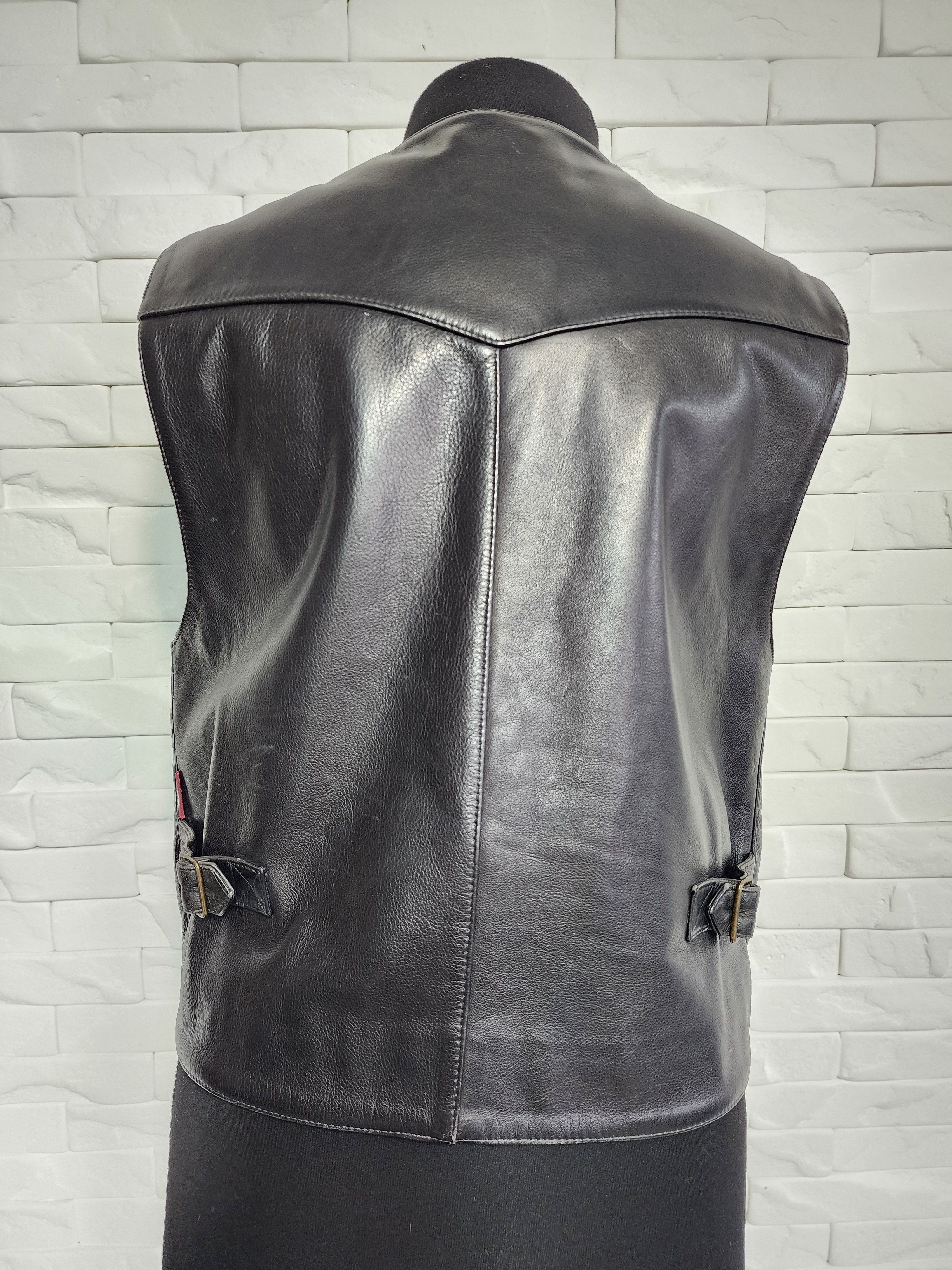 Other Genuine Leather Vest: Black Waistcoat Size US M / EU 48-50 / 2 - 4 Thumbnail