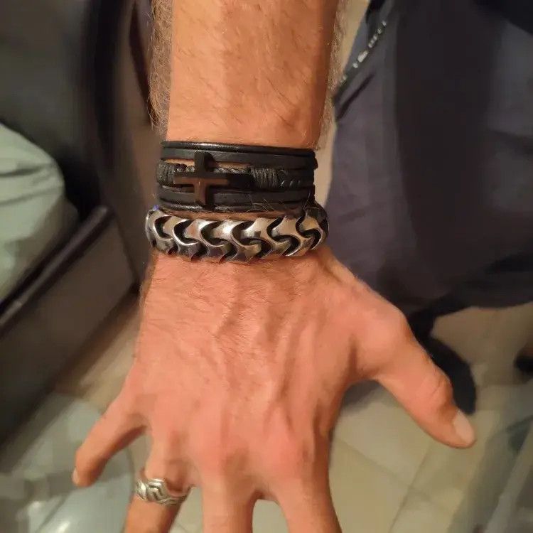 Vintage Dragon Shape Bracelet Silver Boho Punk Gothic Rock Size ONE SIZE - 4 Thumbnail