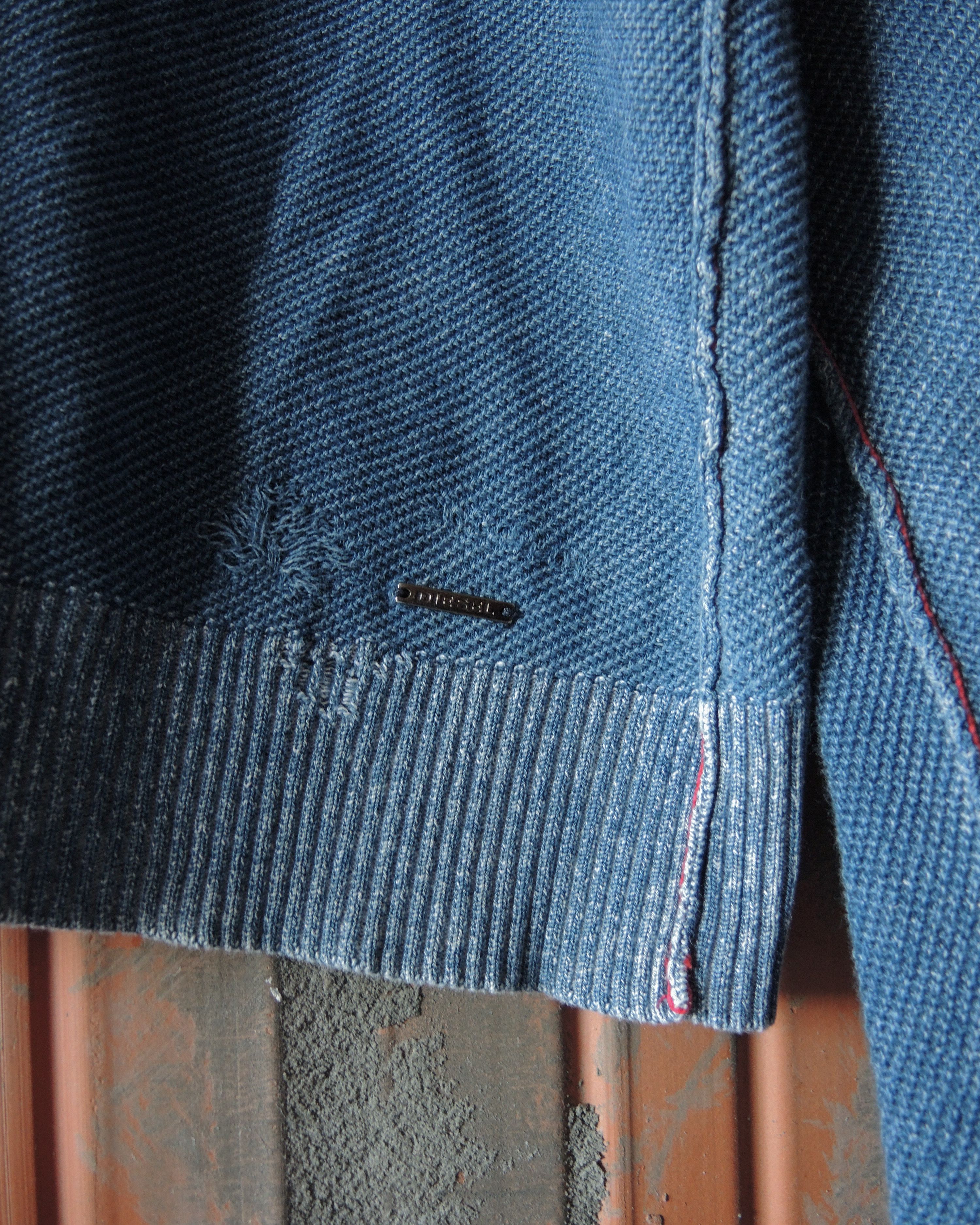Diesel Diesel destroyed denim long sleeve Size US L / EU 52-54 / 3 - 5 Thumbnail