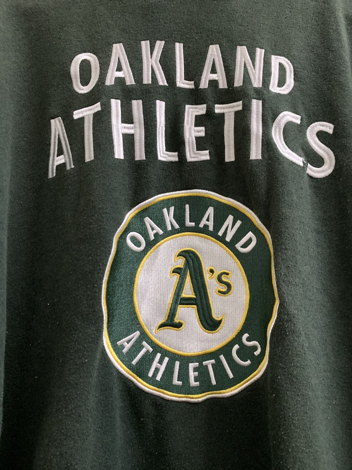 NFL × Vintage VINTAGE OAKLAND ATHLETICS PINE GREEN HOODIE Size US XL / EU 56 / 4 - 2 Thumbnail