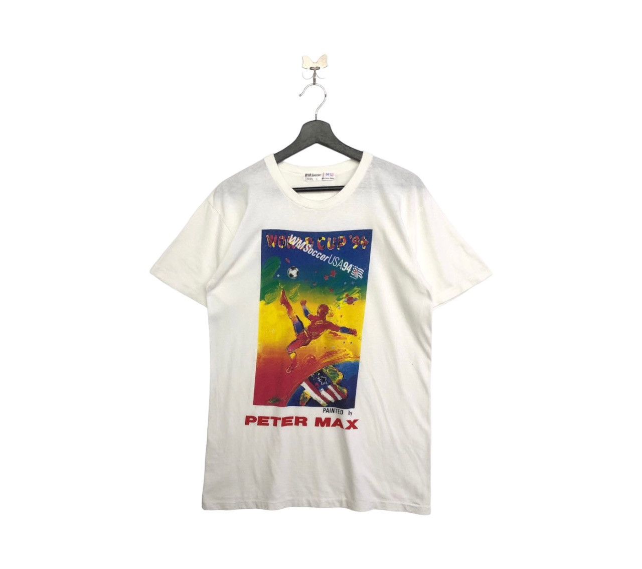 Art × Fifa World Cup × Vintage *Vintage 90s WORLD CUP 94 peter max 