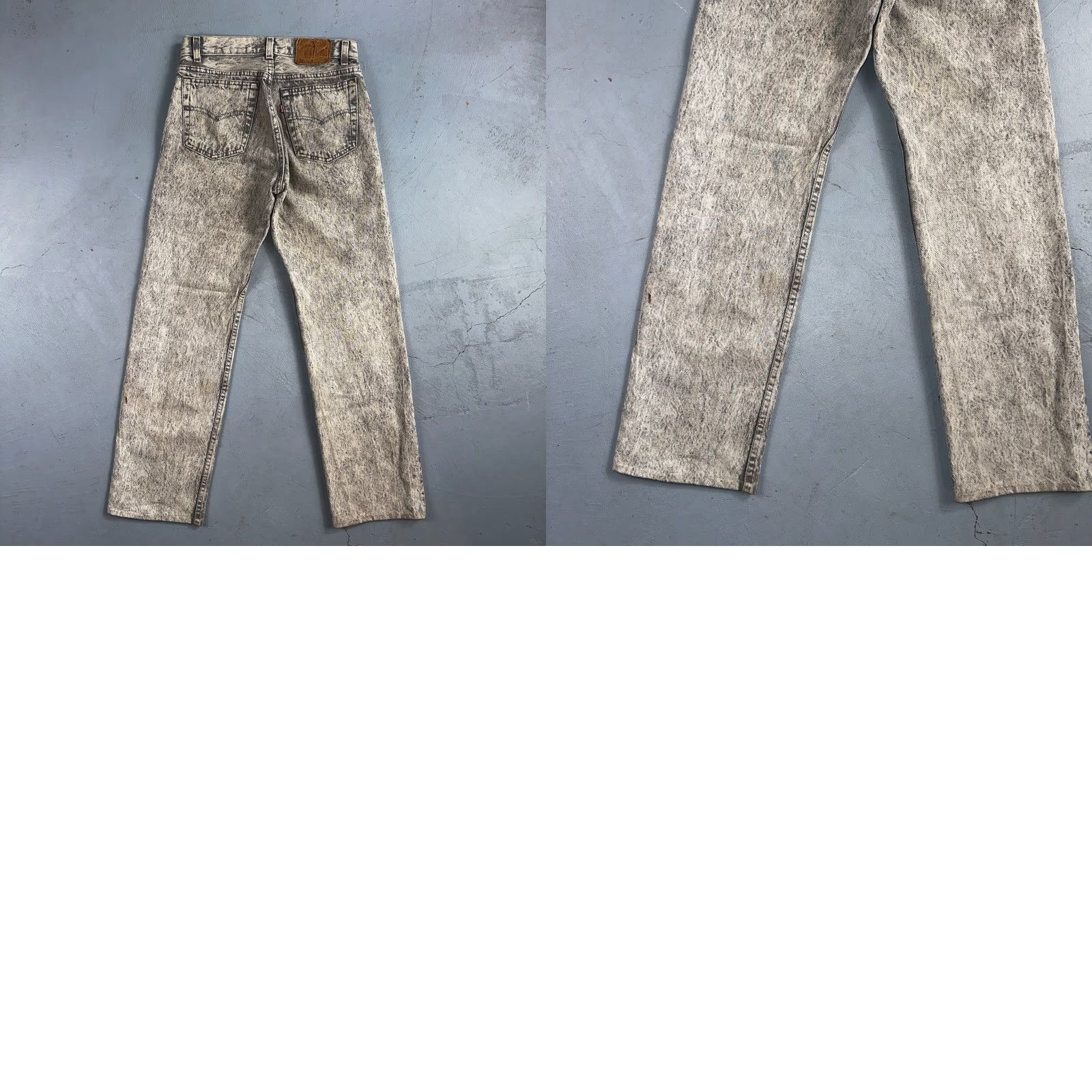 Levi's VINTAGE Levi's 501 Jeans Straight Levis 501 Vintage 80s USA Gray Acid Wash 28x30 Mens Size US 28 / EU 44 - 10 Thumbnail